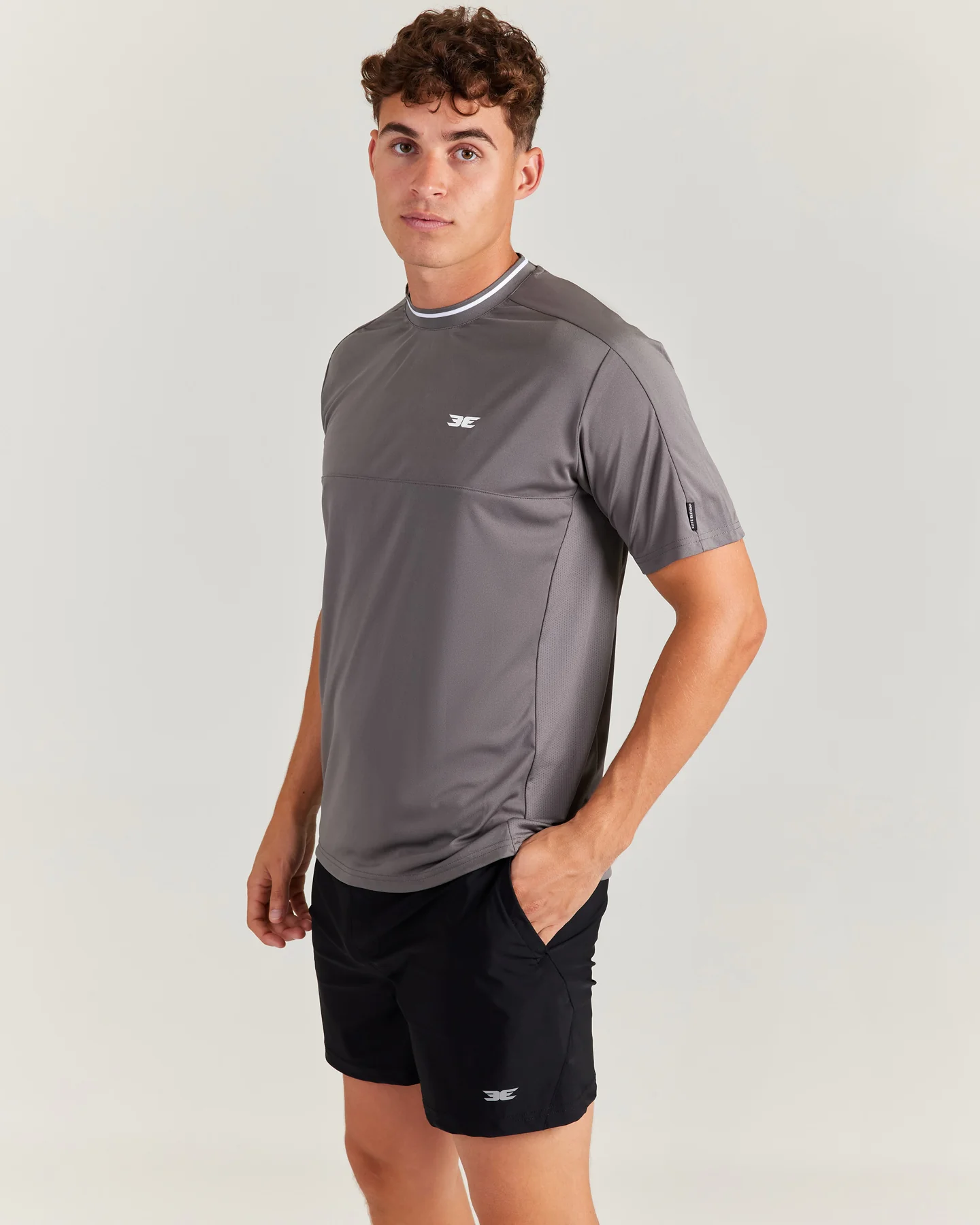 Advantage Tee - Charcoal - Image 3