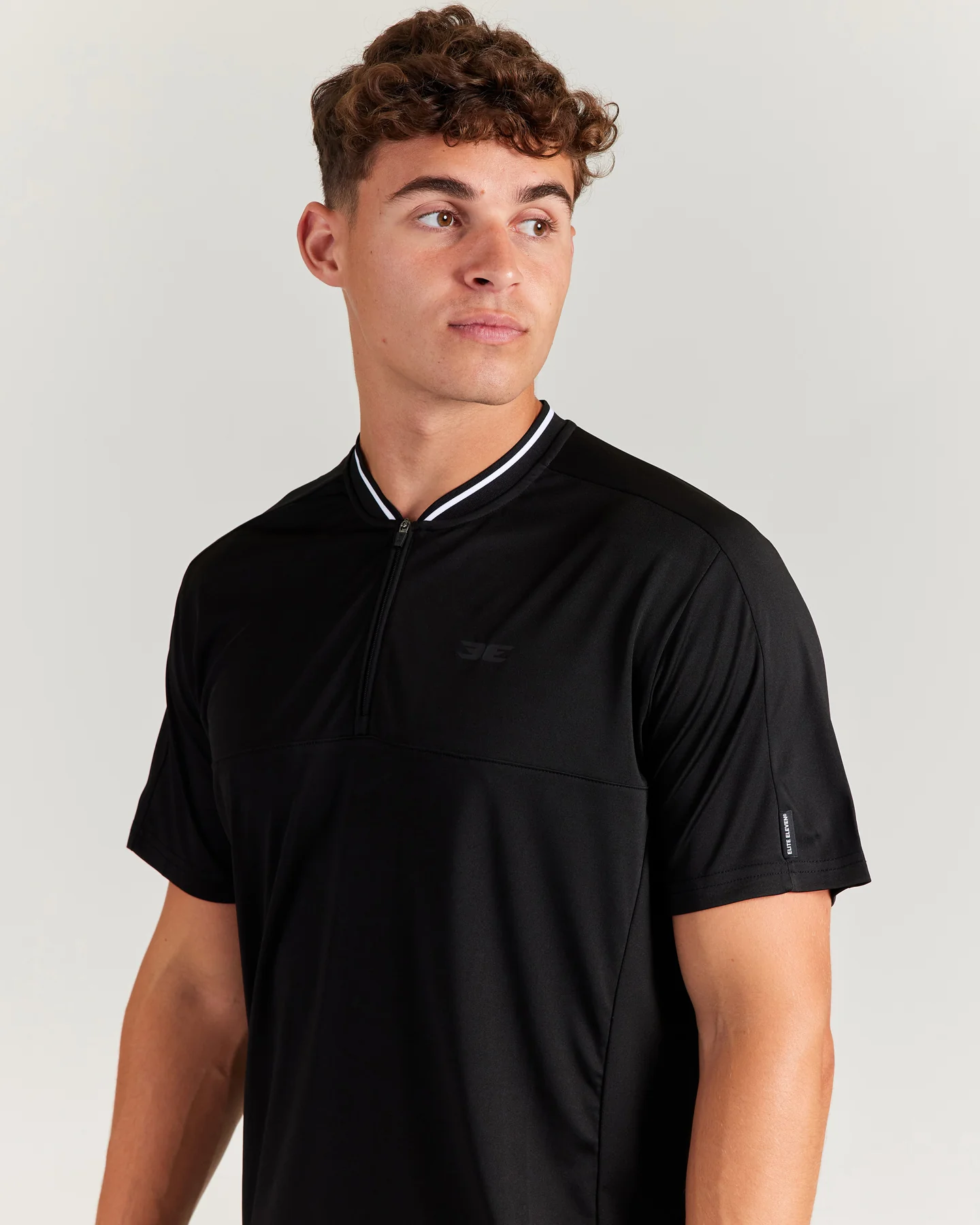 Advantage Zip Tee - Black - Image 4