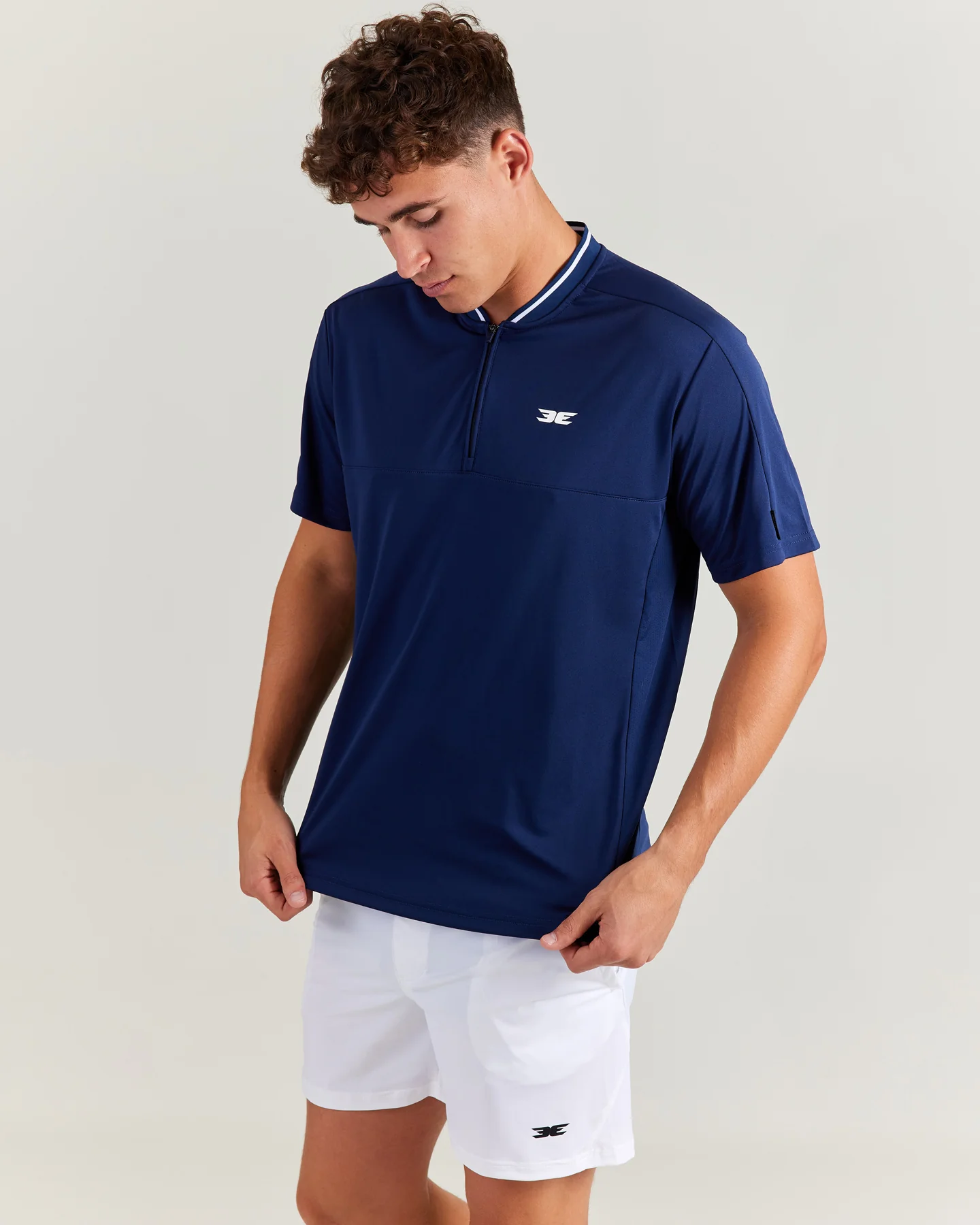 Advantage Zip Tee - Navy - Image 3