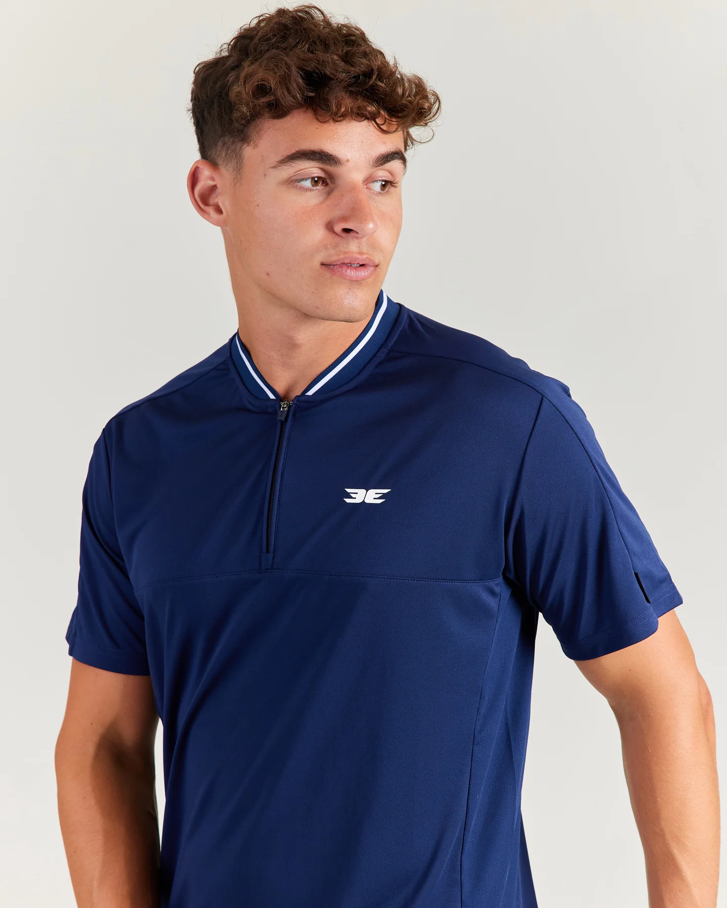 Advantage Zip Tee - Navy - Image 4