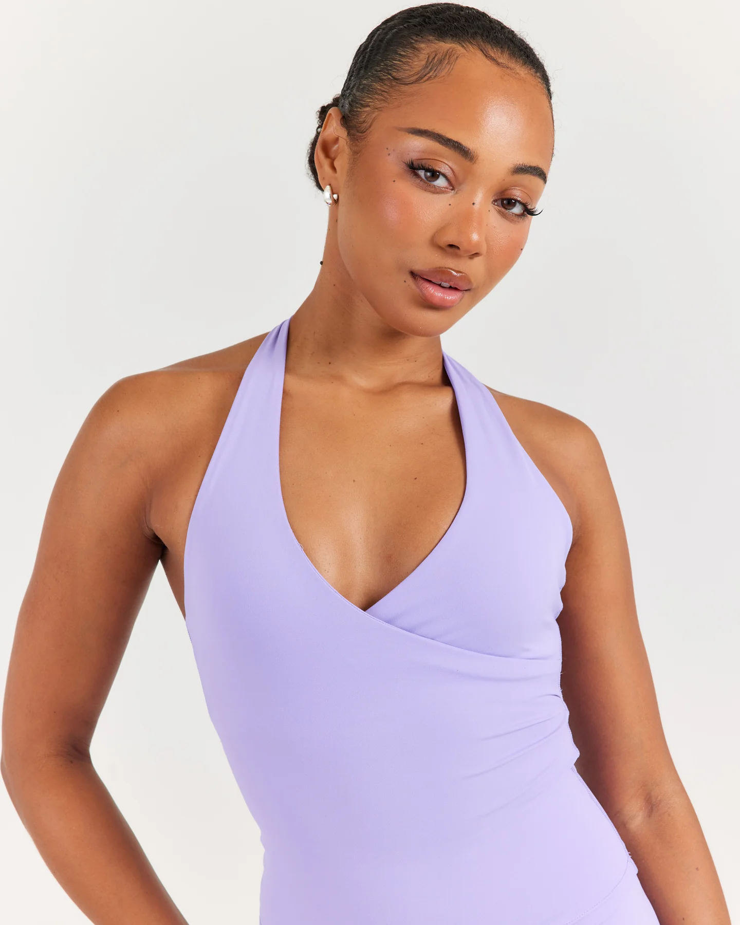 Airey Halter Tank - Bright Lilac - Image 4