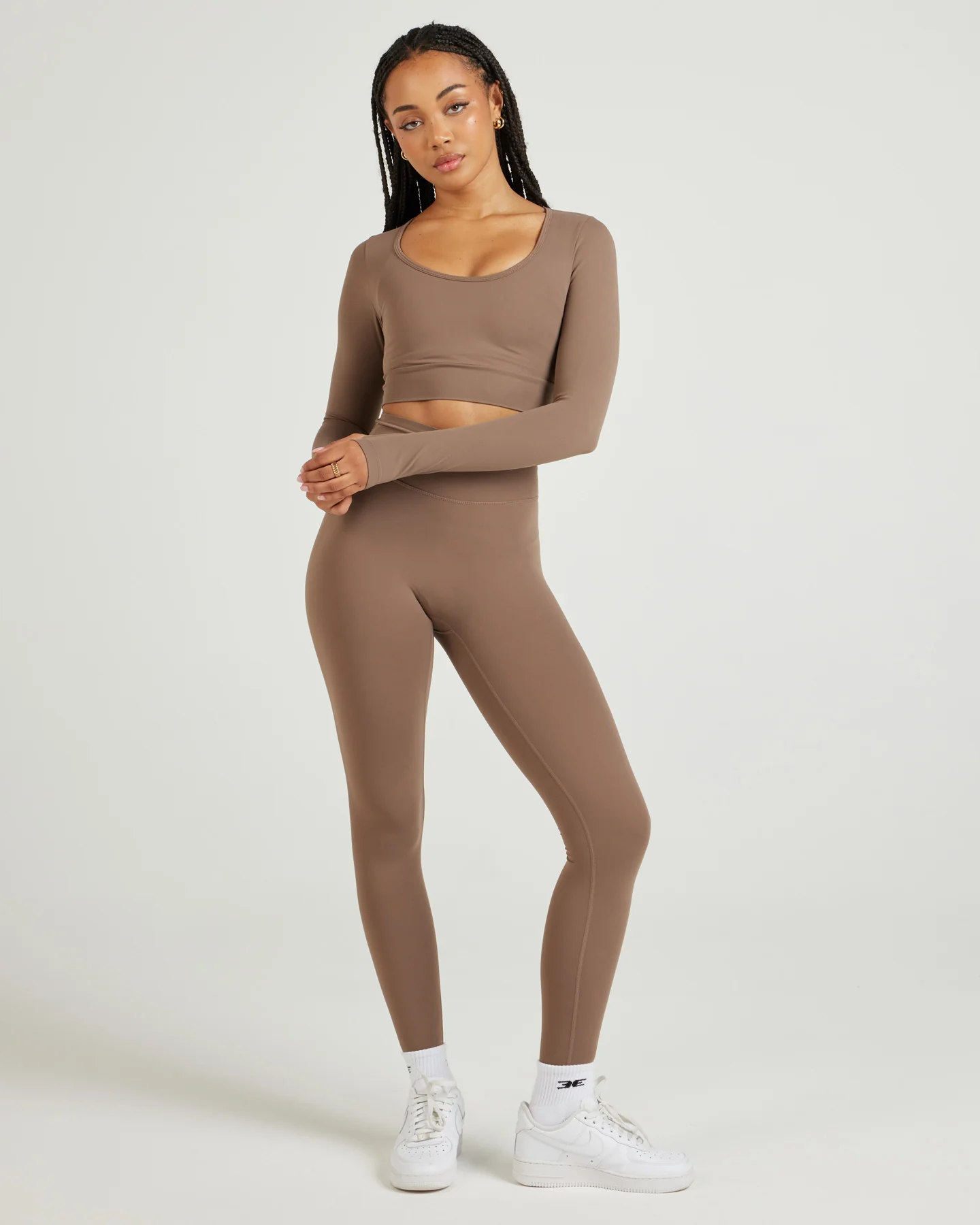 Airey Leggings - Light Brown - Image 4