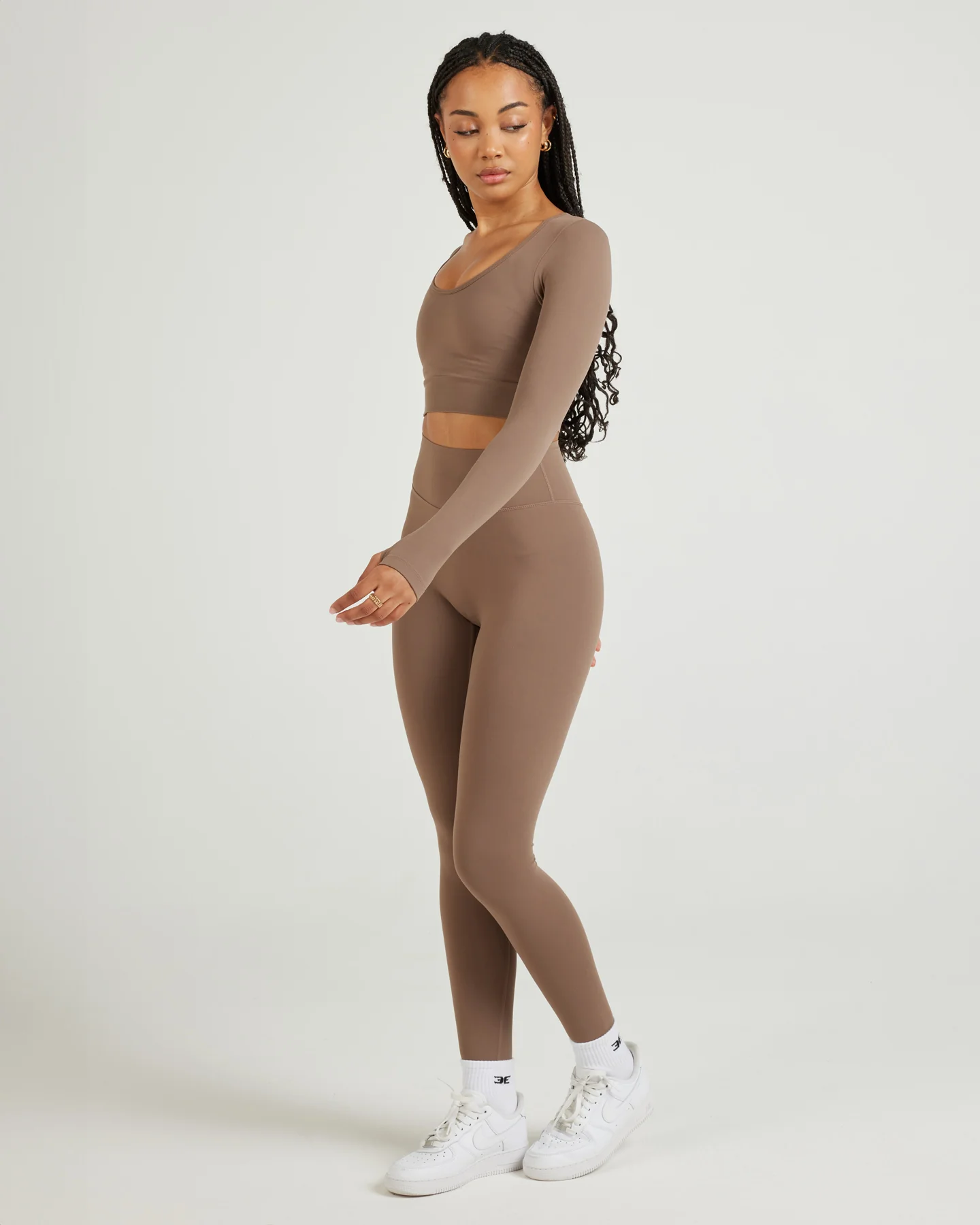 Airey Leggings - Light Brown - Image 5