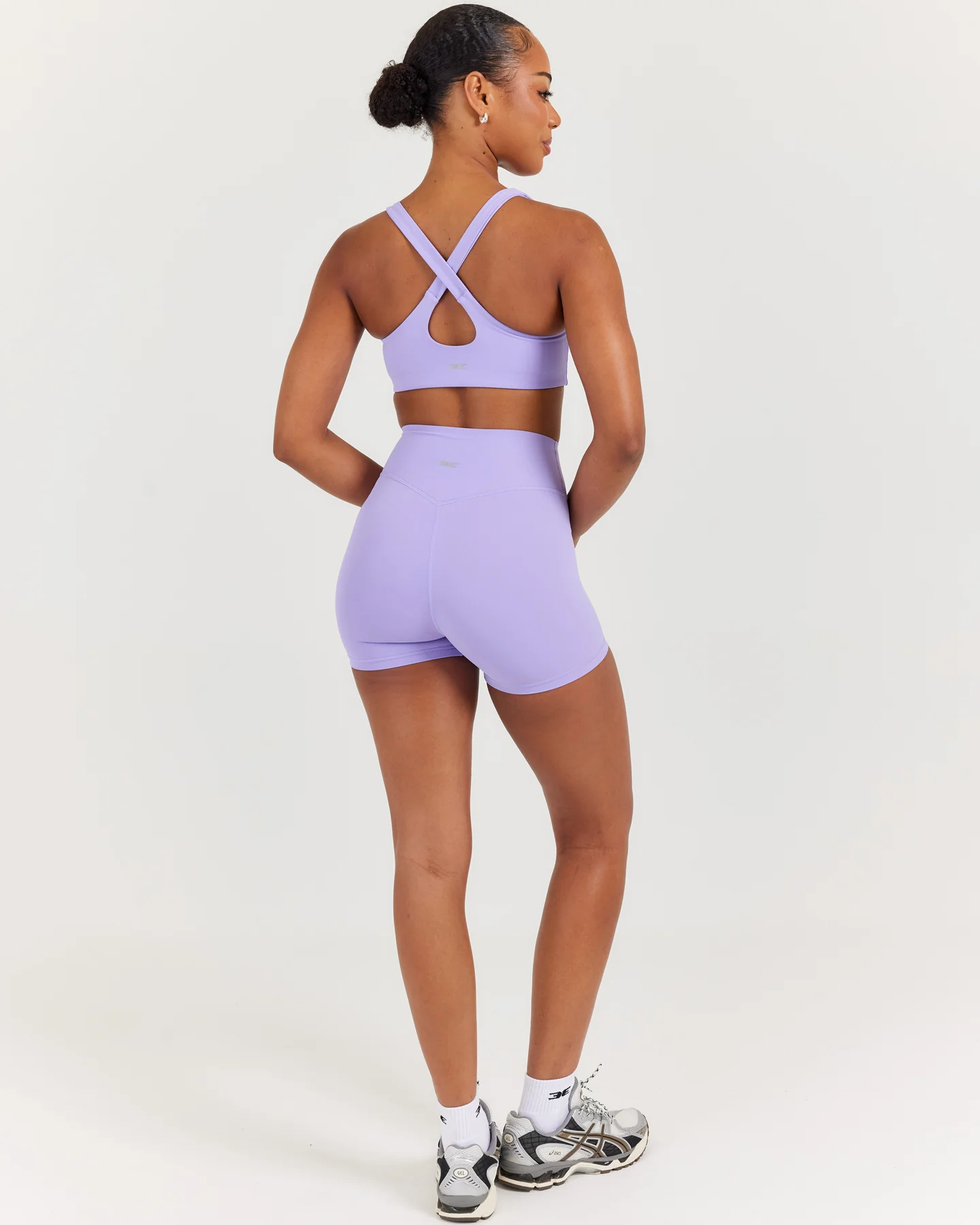 Airey Mini Shorts - Bright Lilac - Image 6