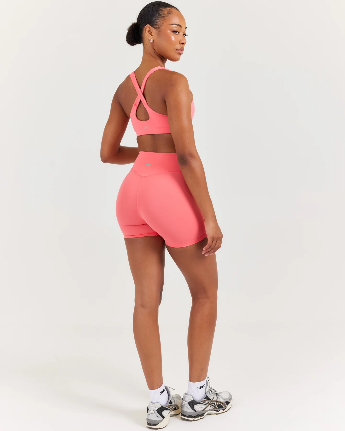 Airey Mini Shorts - Pink Papaya - Image 6