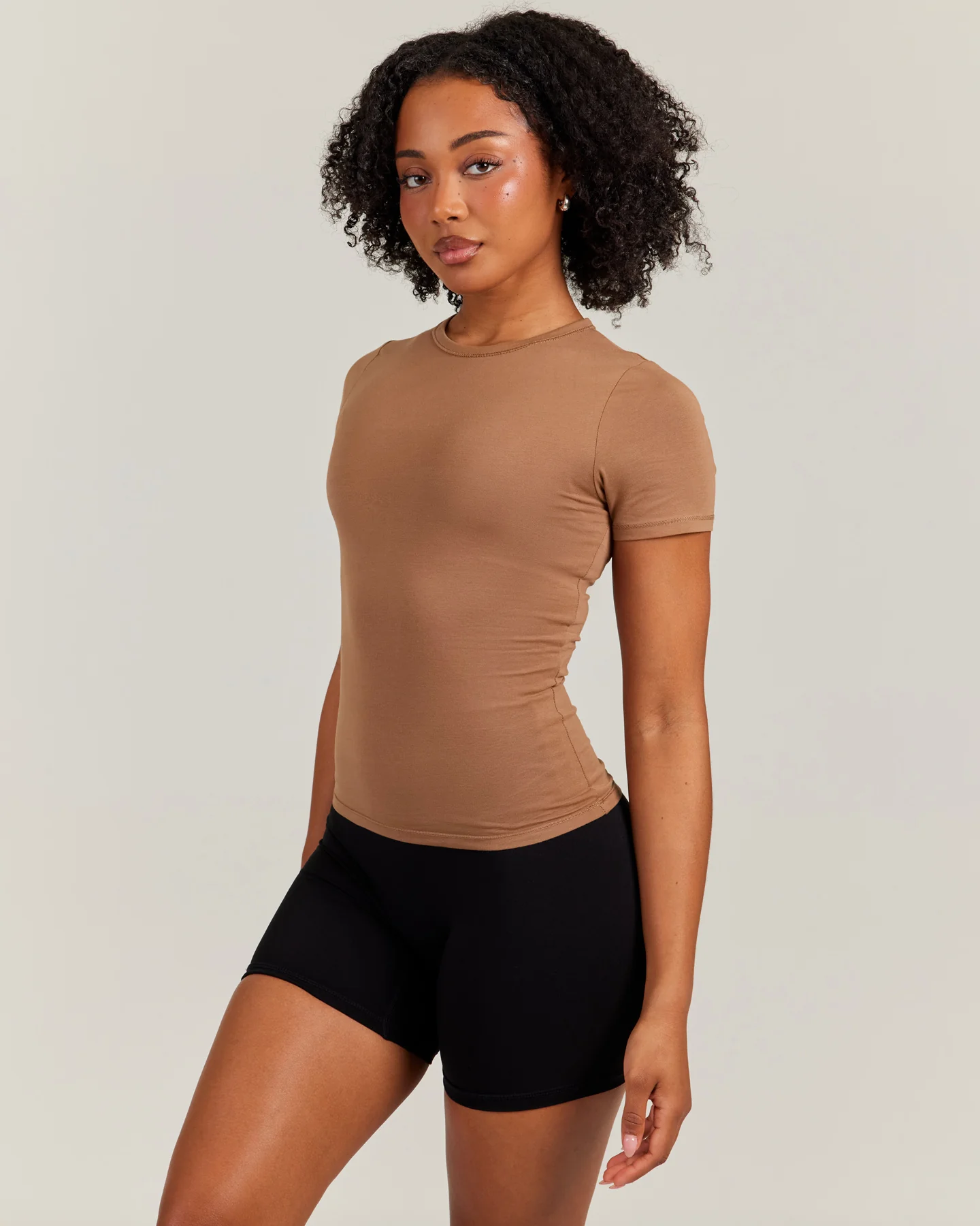 Charm Tee - Brown - Image 3