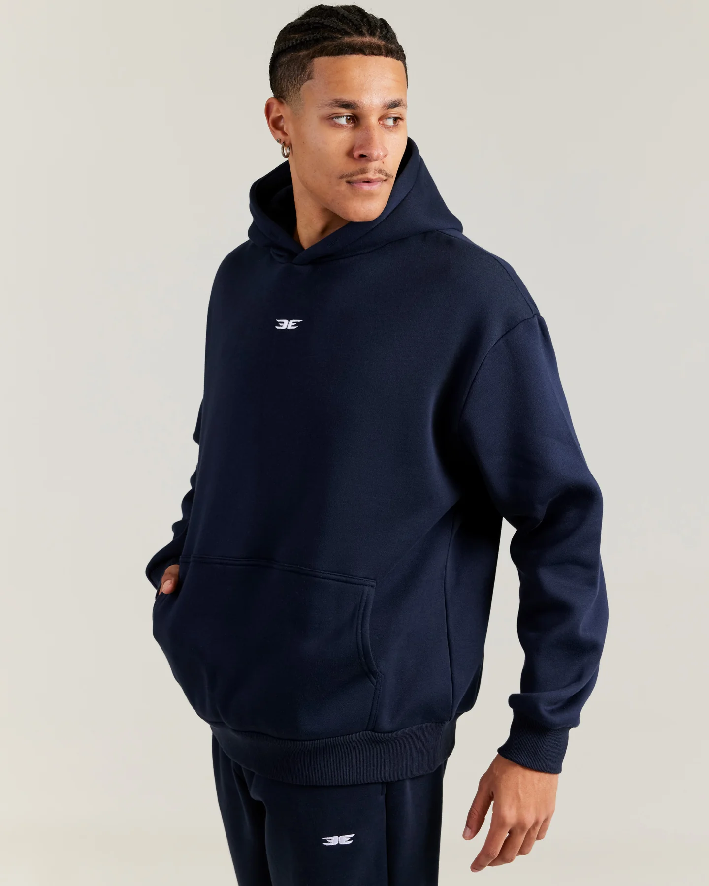 Classic Hoodie - Navy - Image 4