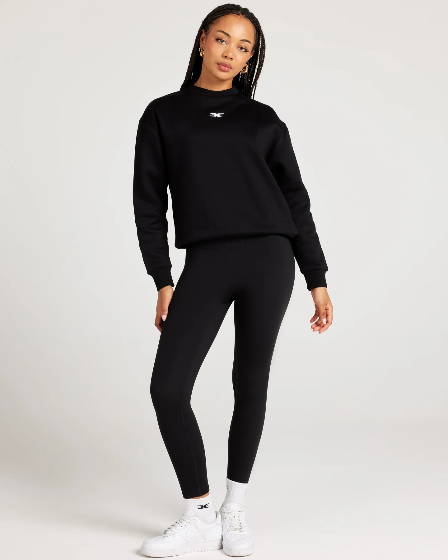 Classic Women's Crewneck - Black - Image 3