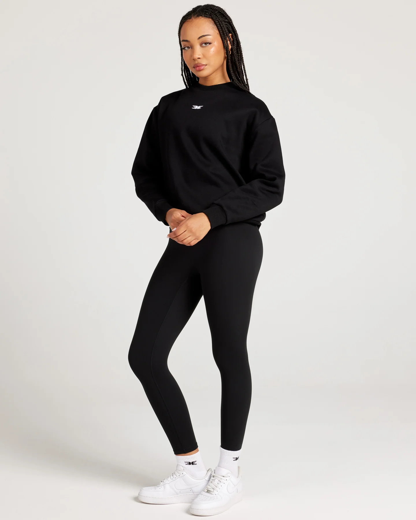 Classic Women's Crewneck - Black - Image 4