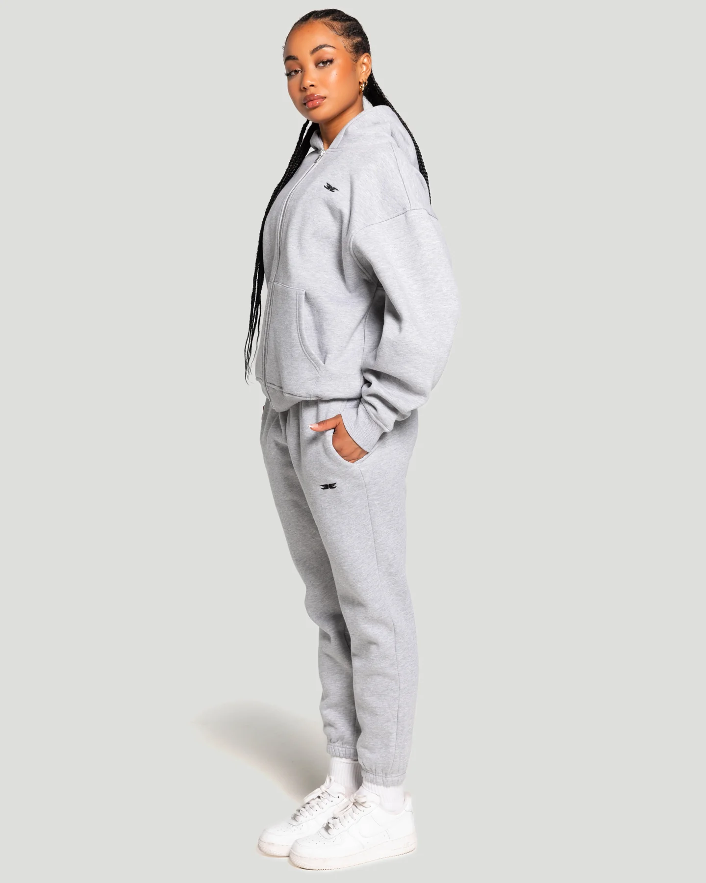 Classic Zip Through - Grey - Image 6