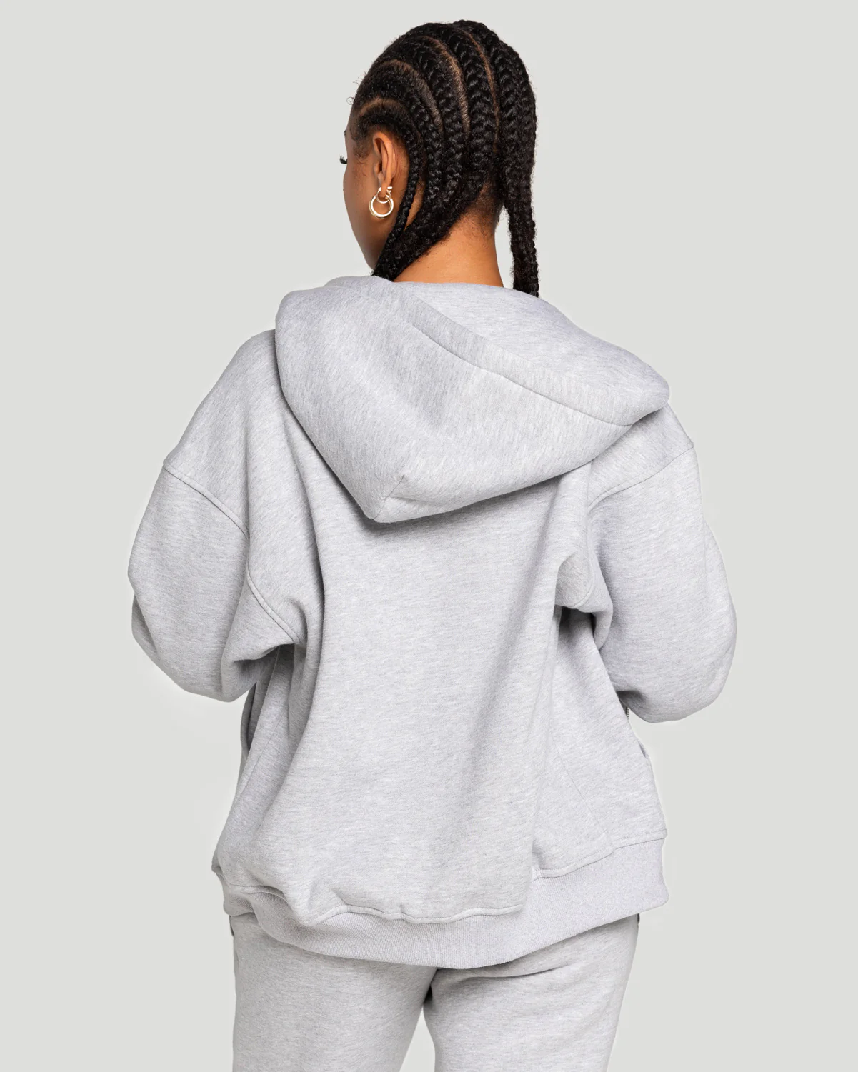 Classic Zip Through - Grey - Image 8