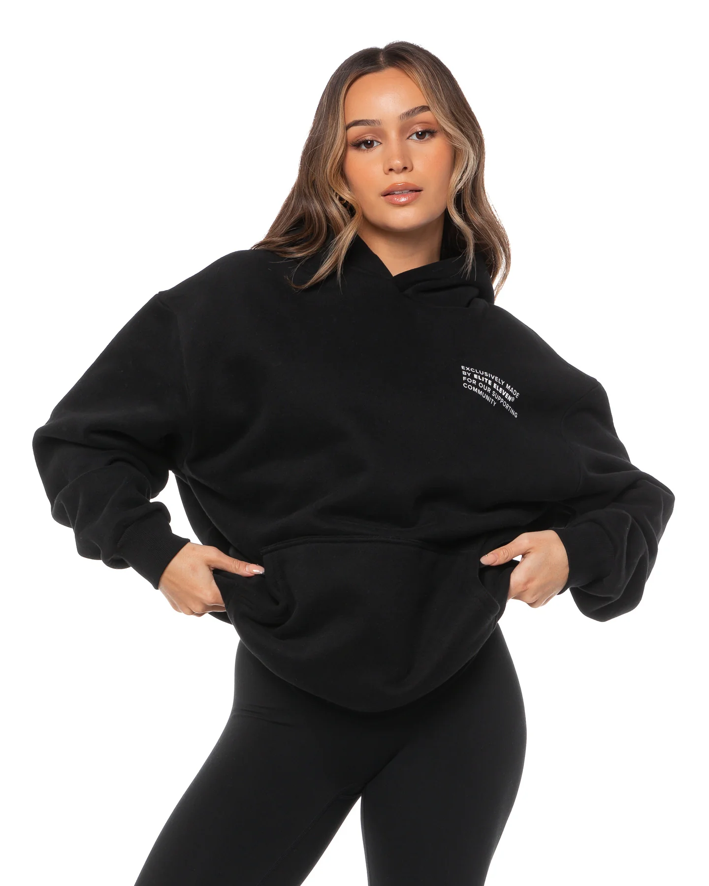 Community Hoodie - Black - Image 3