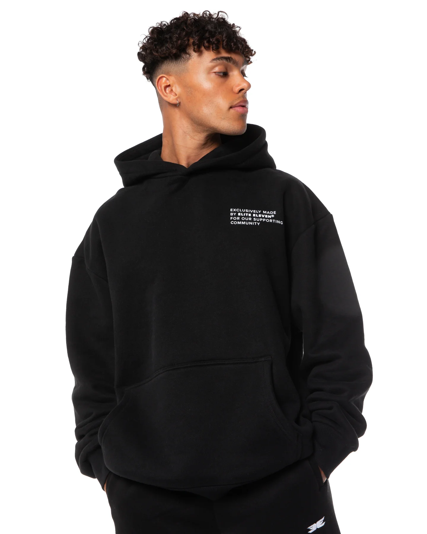 Community Hoodie - Black - Image 5