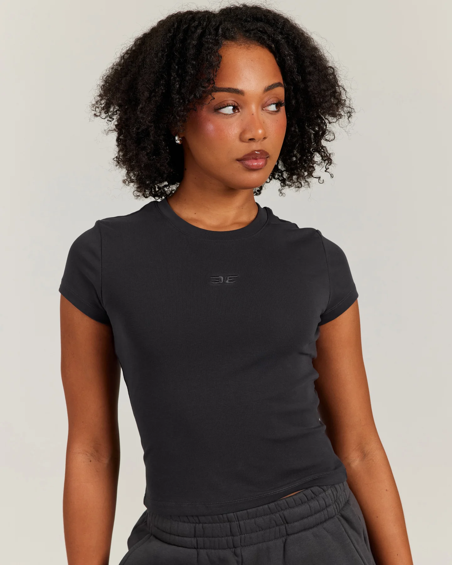 EE Baby Tee - Charcoal - Image 4