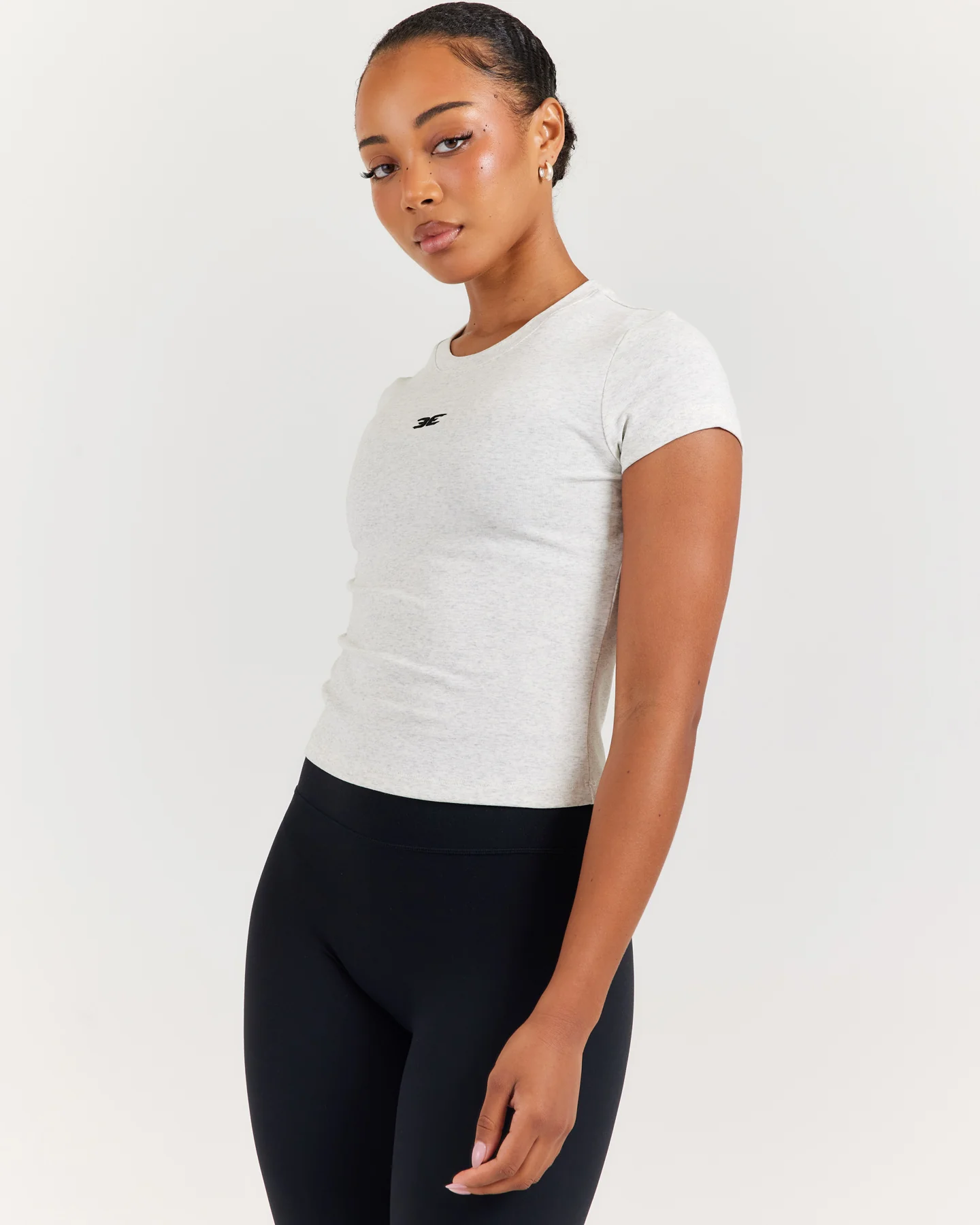 EE Baby Tee - Grey Marle - Image 3