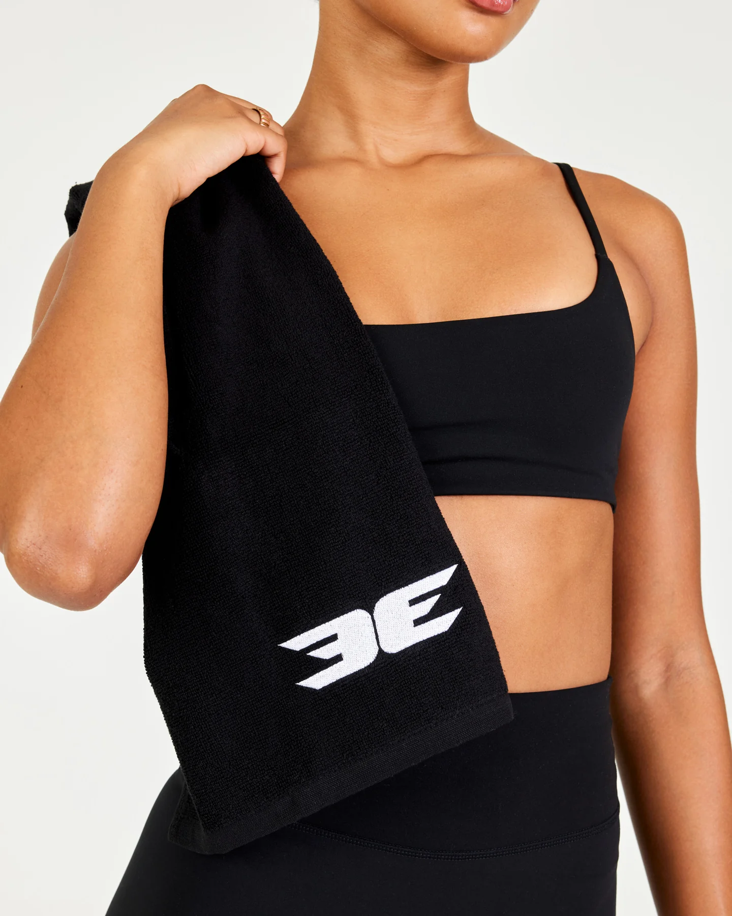 EE Gym Towel - Black - Image 3