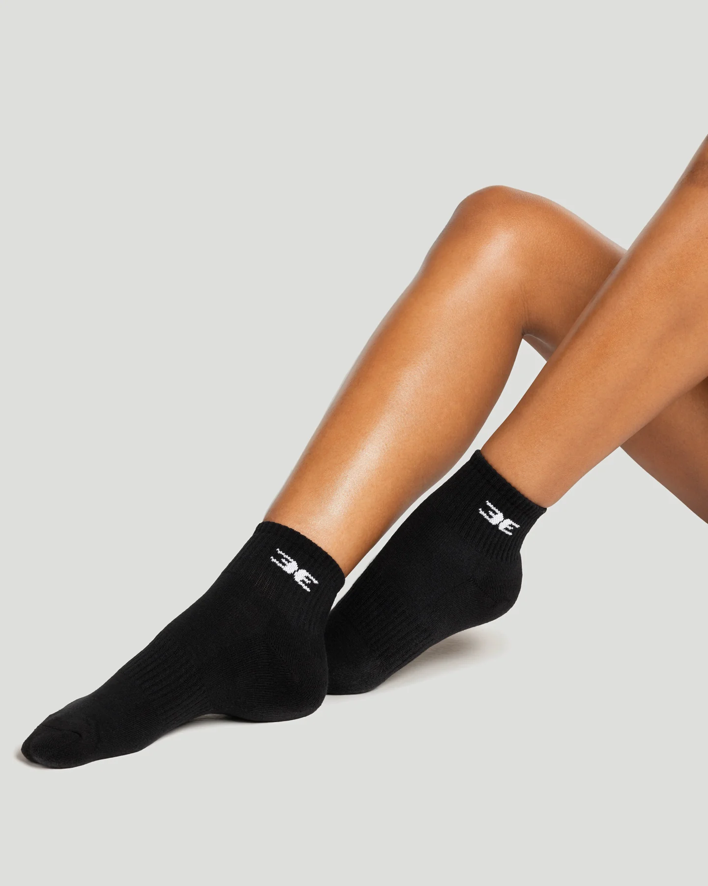 EE Half Crew Socks - Black - Image 3