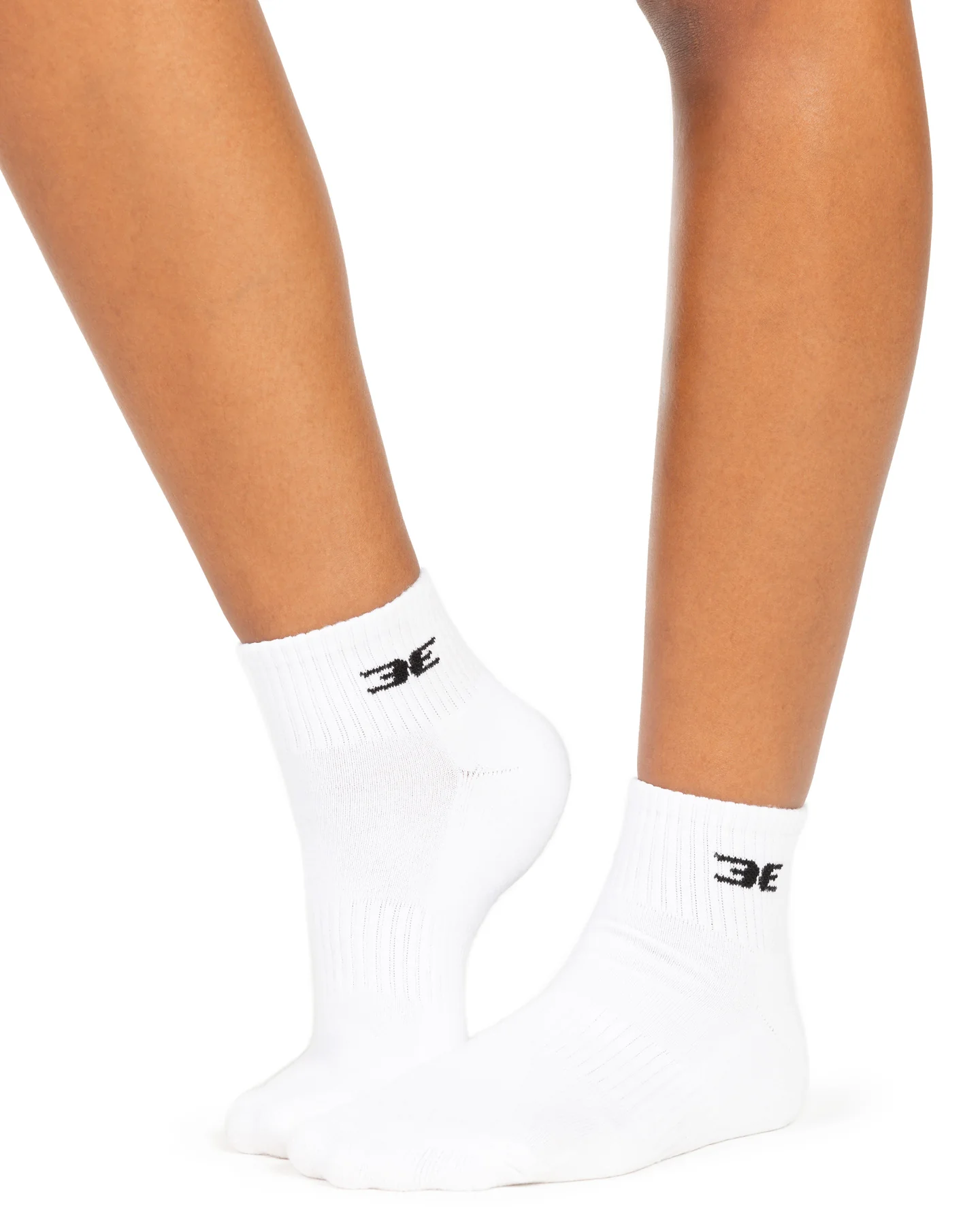 EE Half Crew Socks - White - Image 3