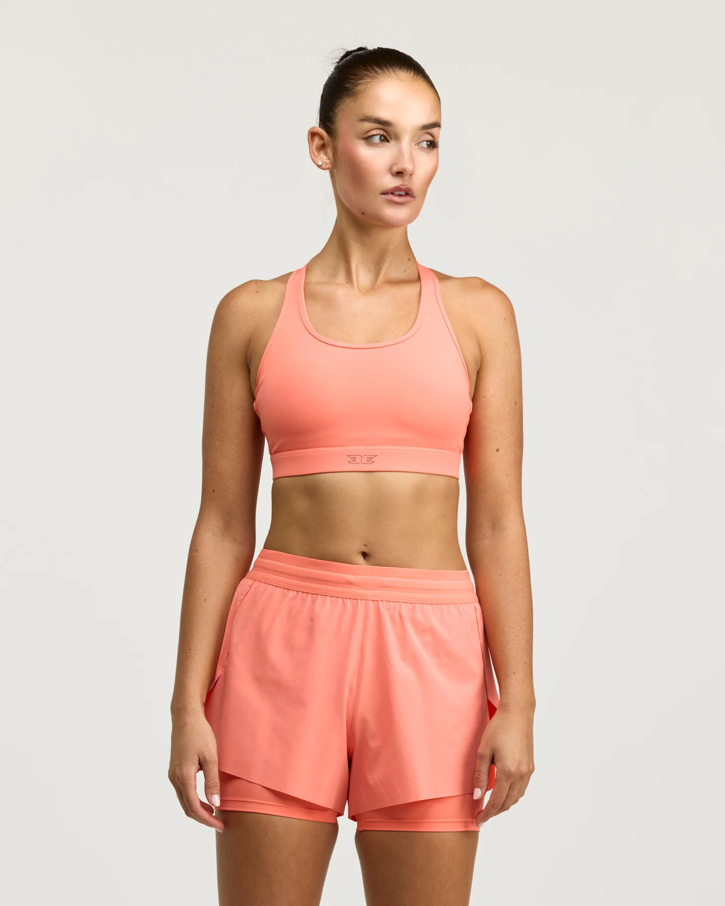 EE Ultra 2 in 1 Shorts - Coral - Image 3