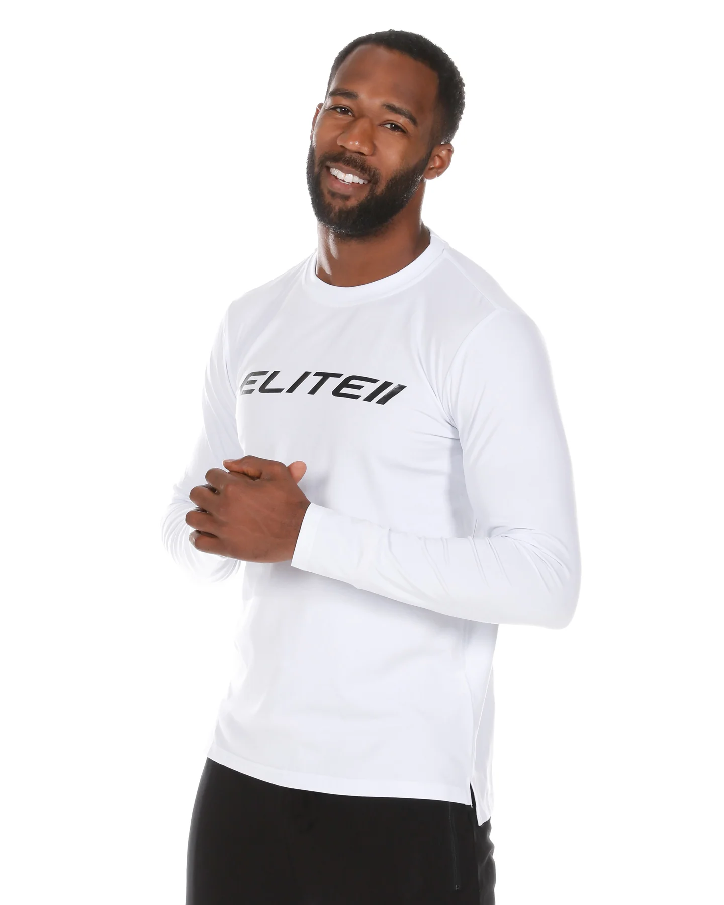 Elite 11 Long Sleeve Tee - White - Image 3