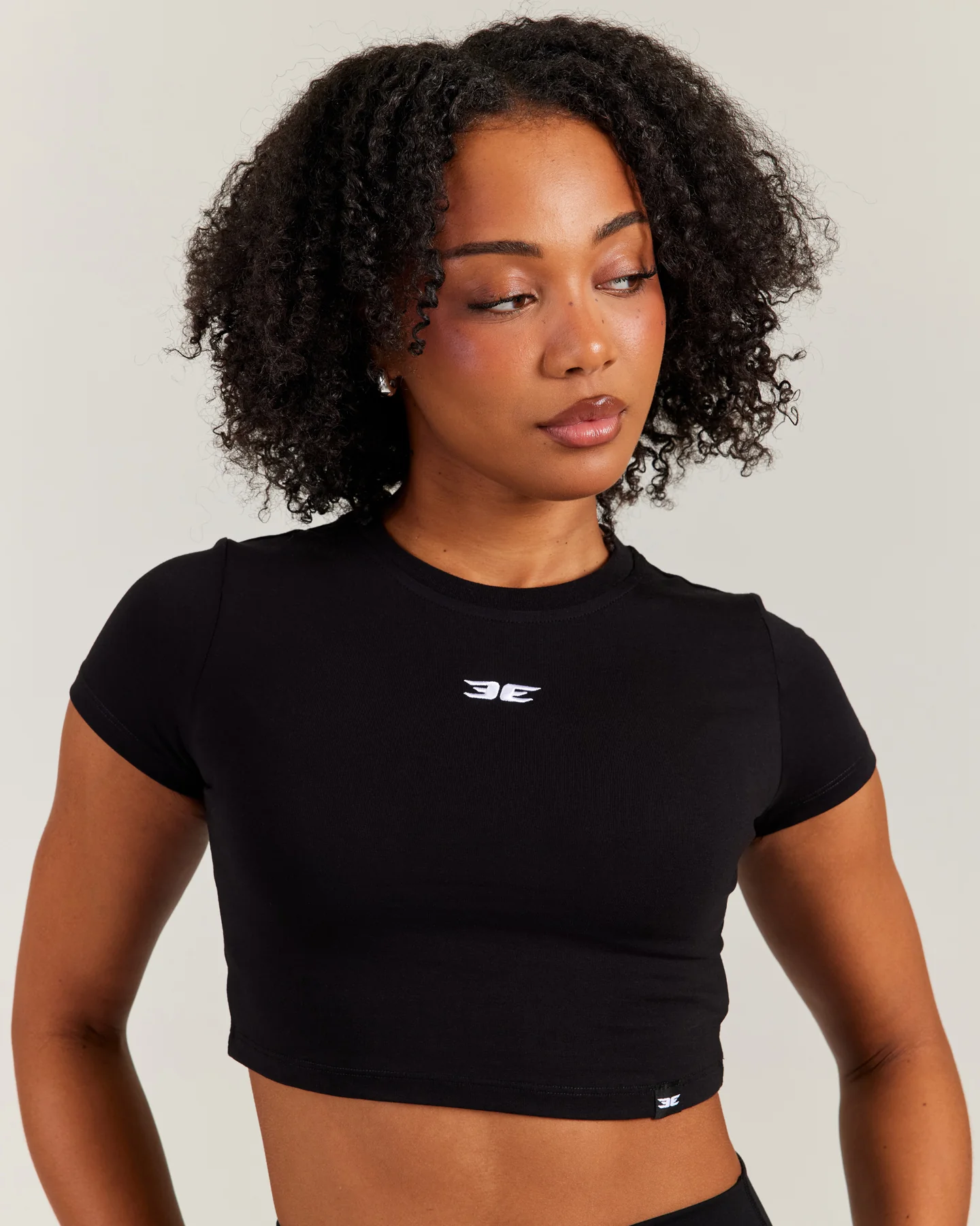 Elite Crop Tee - Black - Image 4