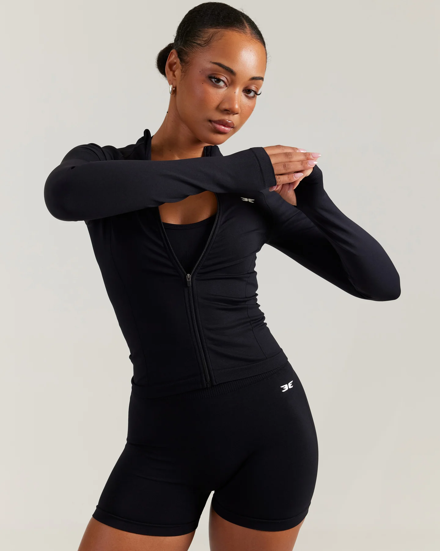 Elite Seamless Jacket - Black - Image 5
