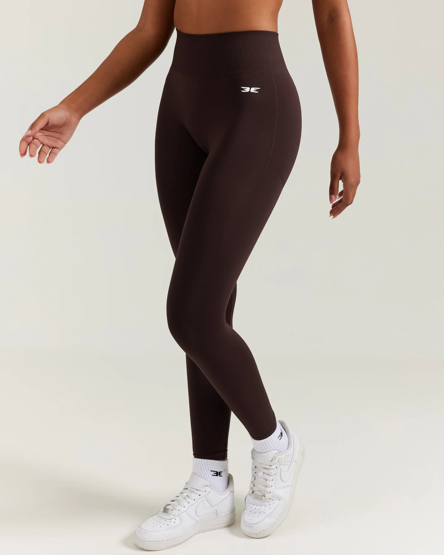Elite Seamless Leggings - Espresso - Image 3