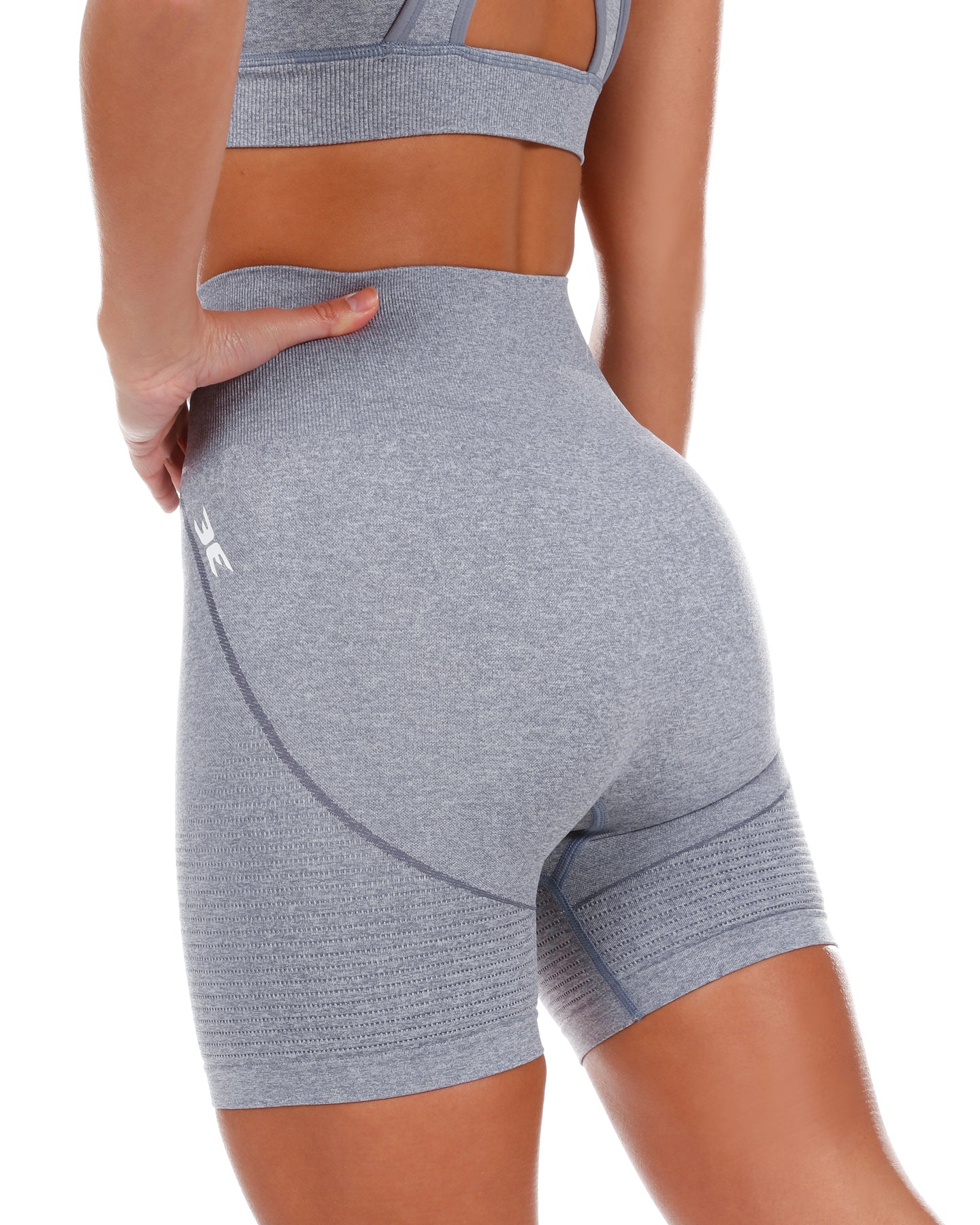 Elite Seamless Shorts - Grey Mist - Image 4