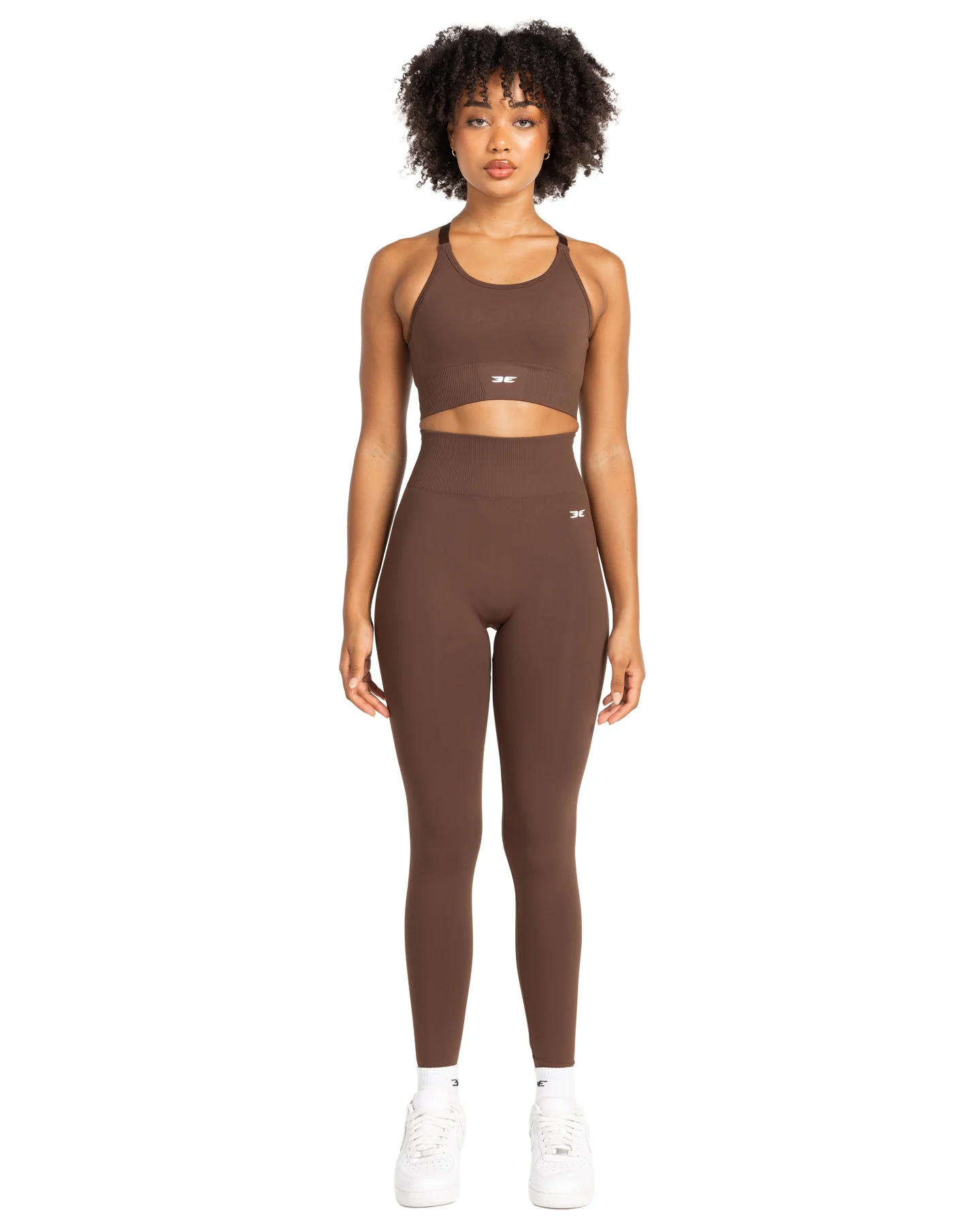 Elite Seamless V1 Leggings - Chocolate - Image 3