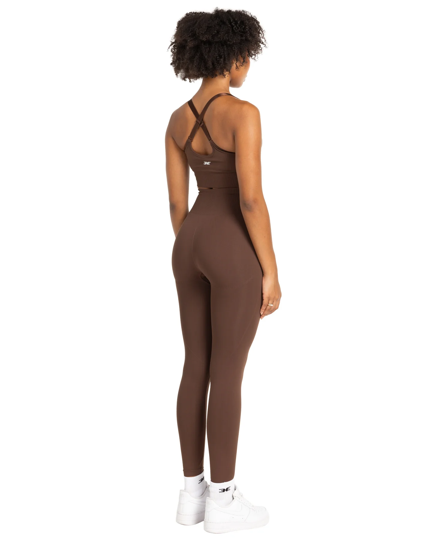 Elite Seamless V1 Leggings - Chocolate - Image 4