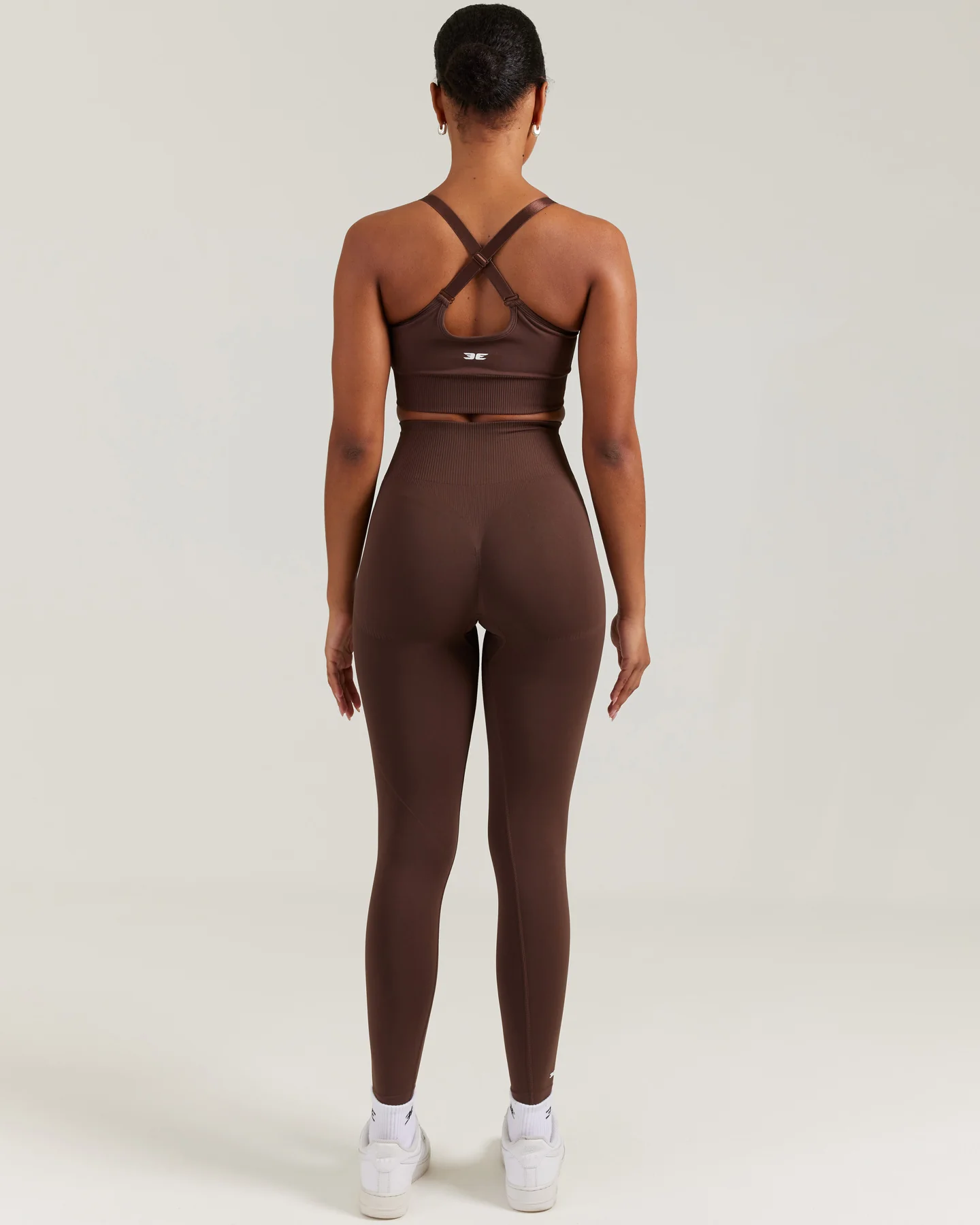 Elite Seamless Leggings - Chocolate - Image 6