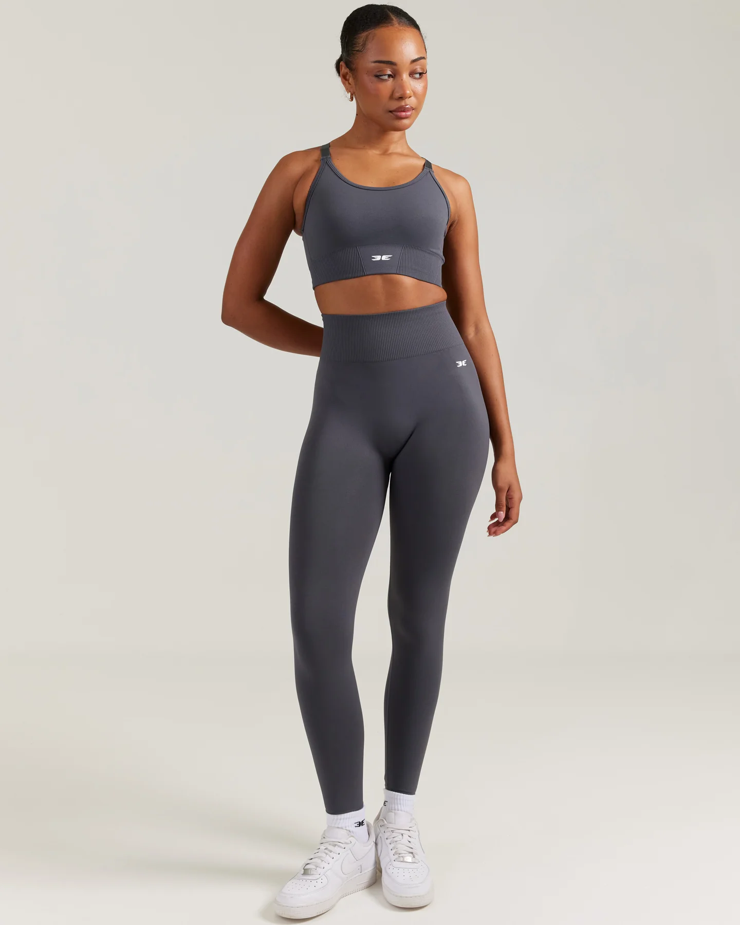 Elite Seamless Leggings - Grey - Image 4