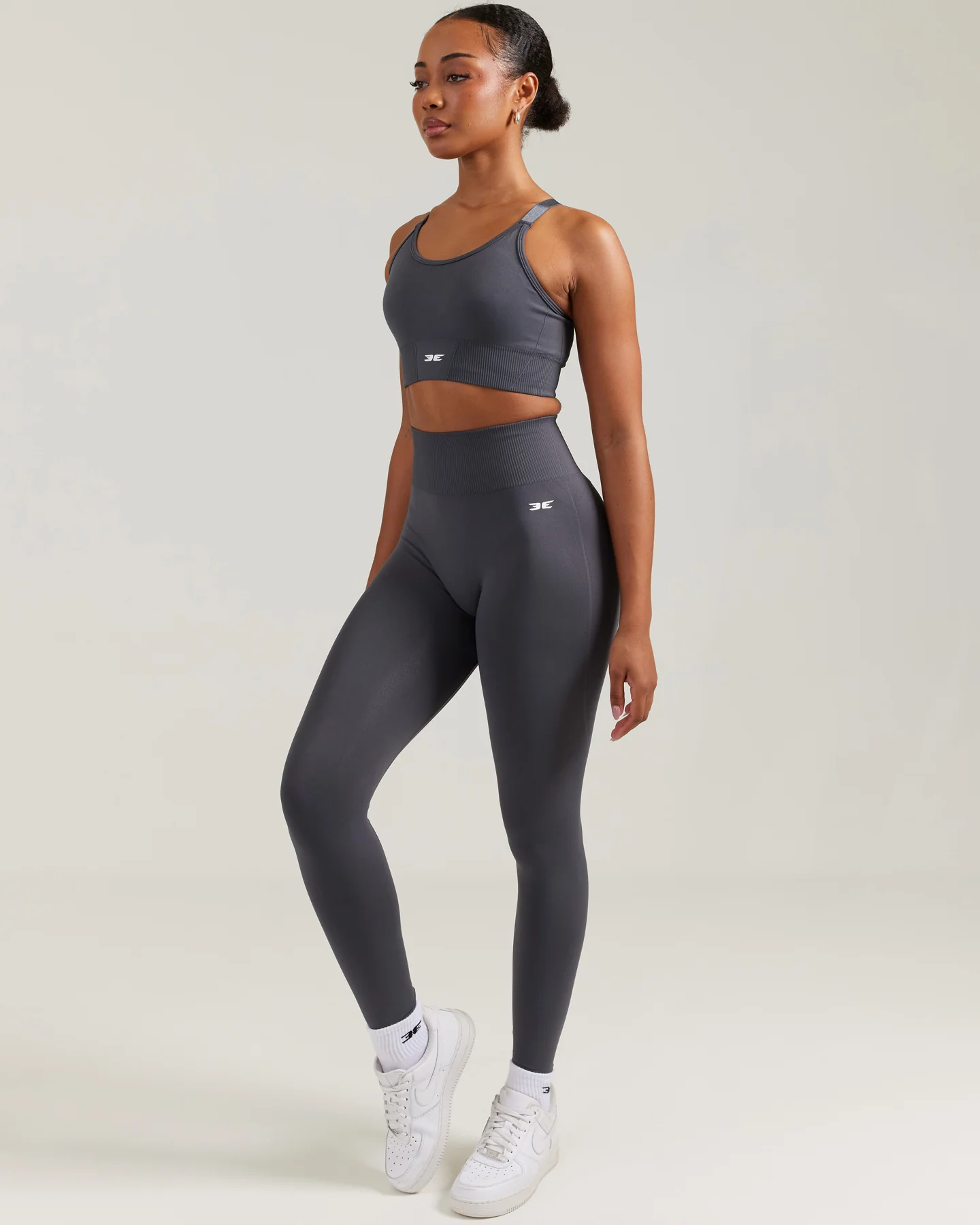 Elite Seamless Leggings - Grey - Image 5