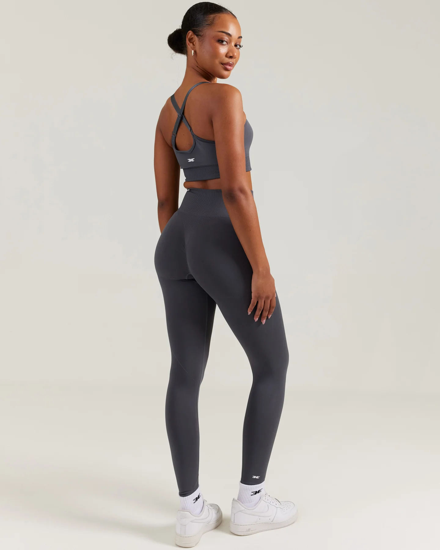 Elite Seamless Leggings - Grey - Image 6