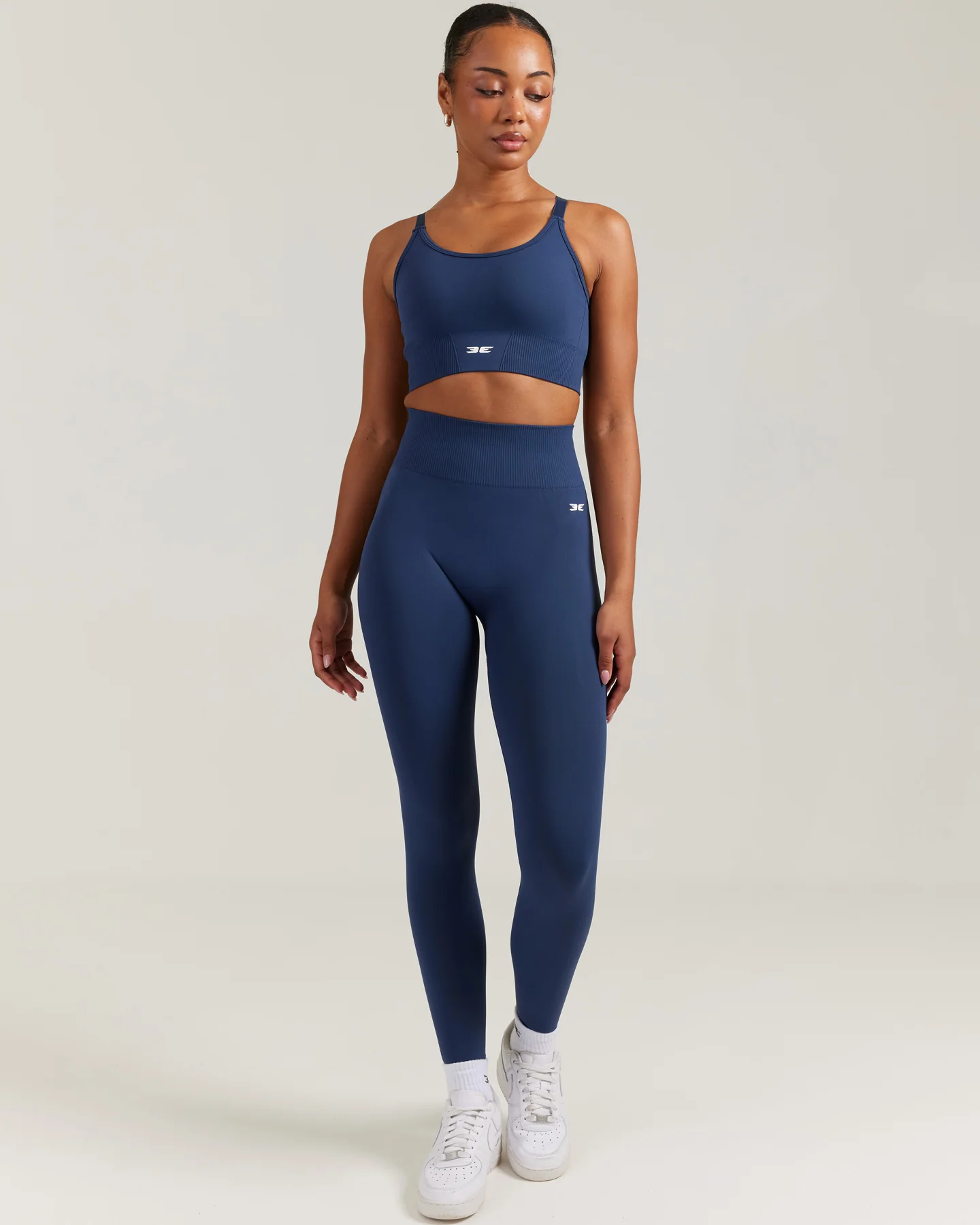 Elite Seamless Leggings - Navy - Image 4