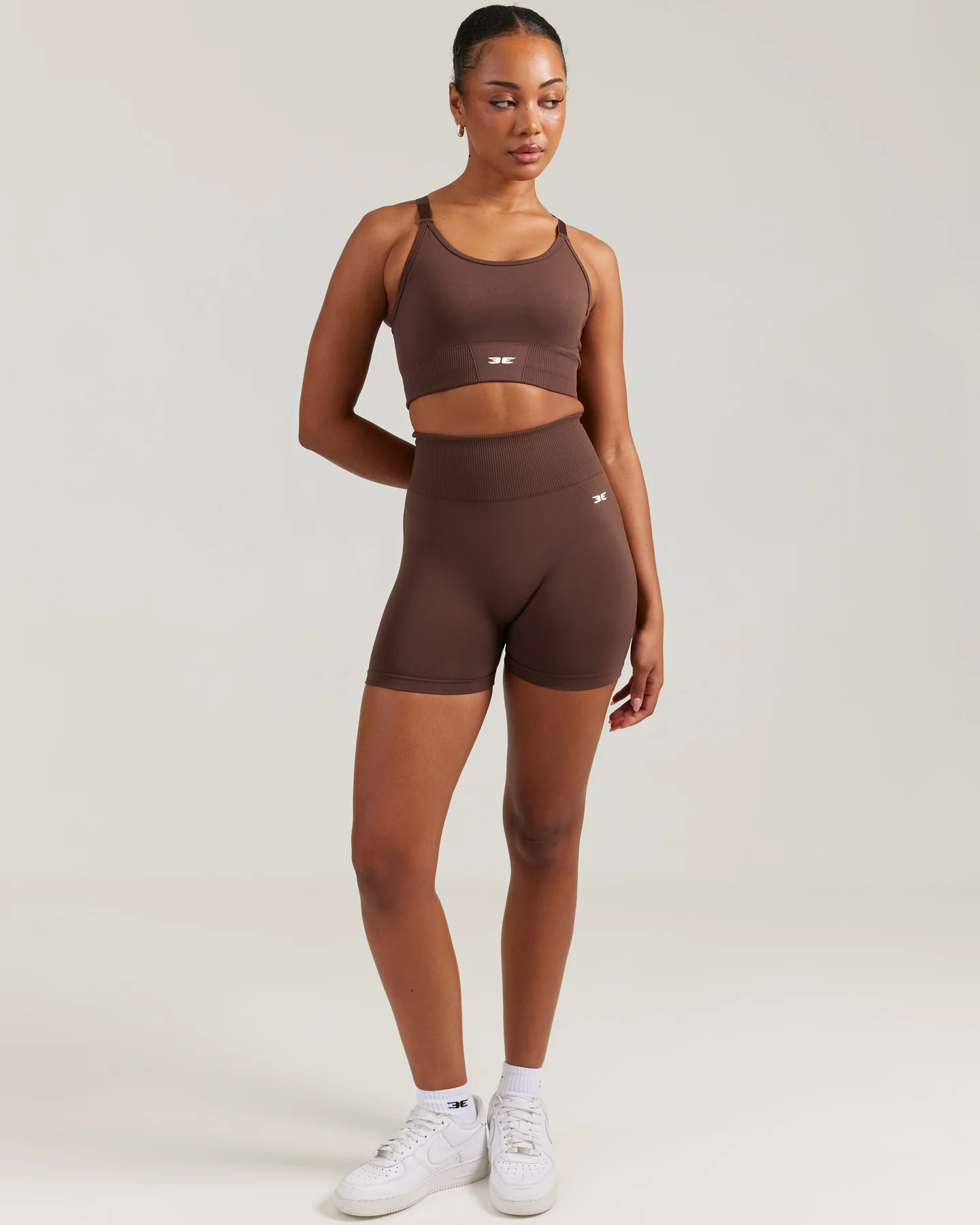 Elite Seamless Shorts - Chocolate - Image 4