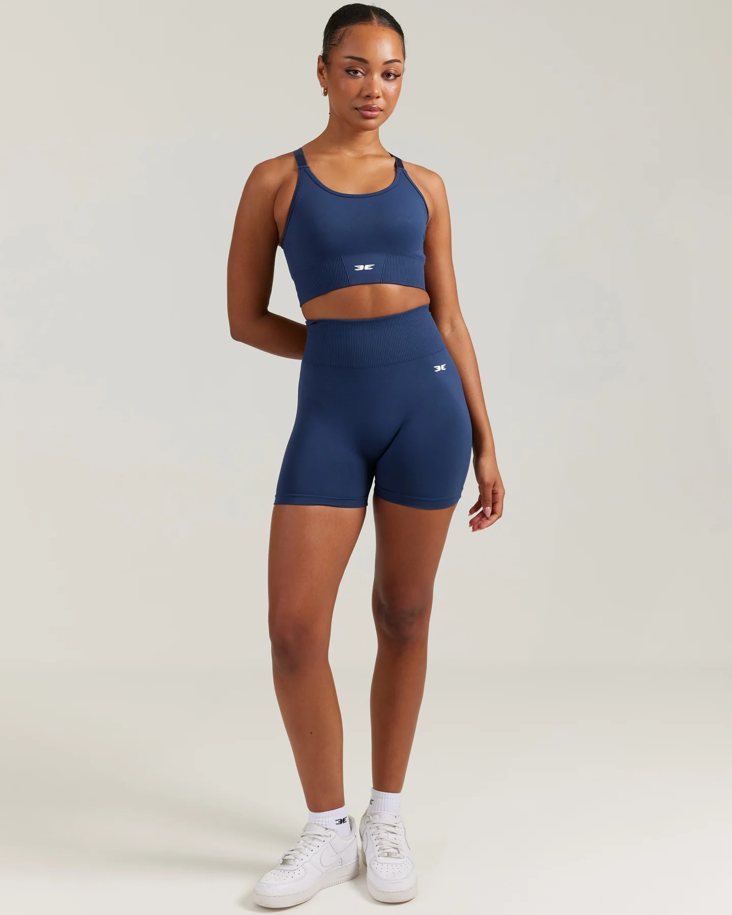 Elite Seamless Shorts - Navy - Image 4