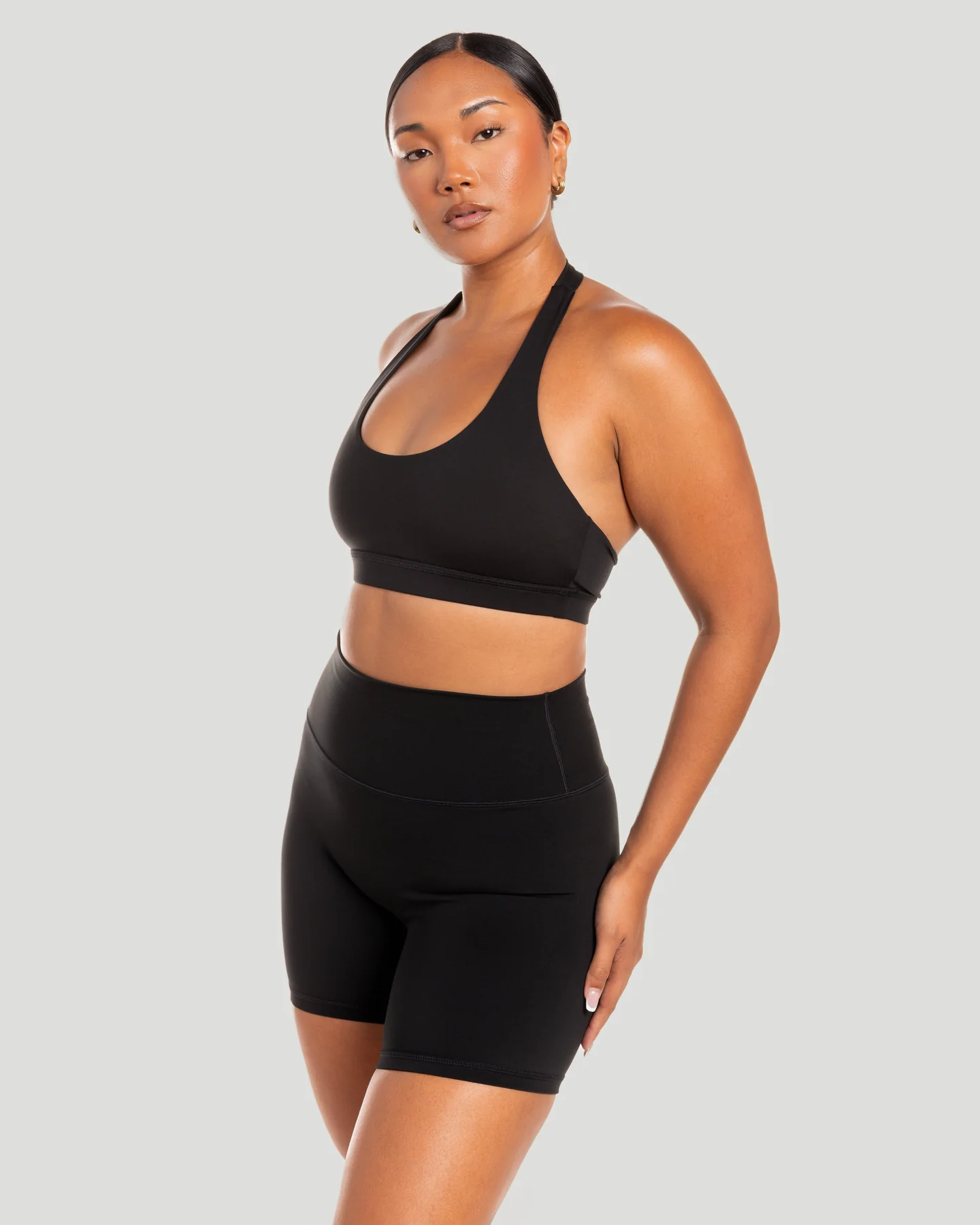 Halter Bra - Black - Image 3