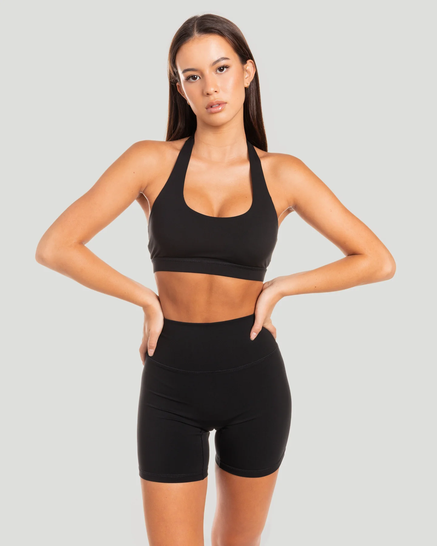 Halter Bra - Black - Image 4