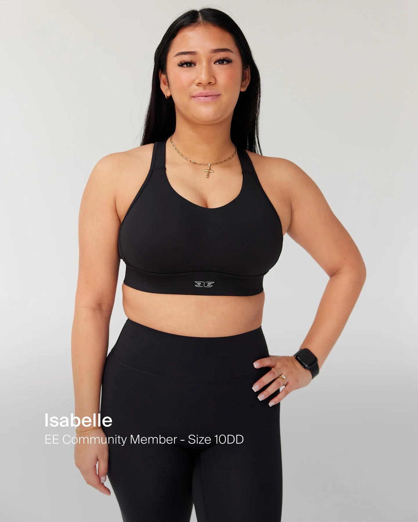 High Support Performance Bra - Black - Image 11