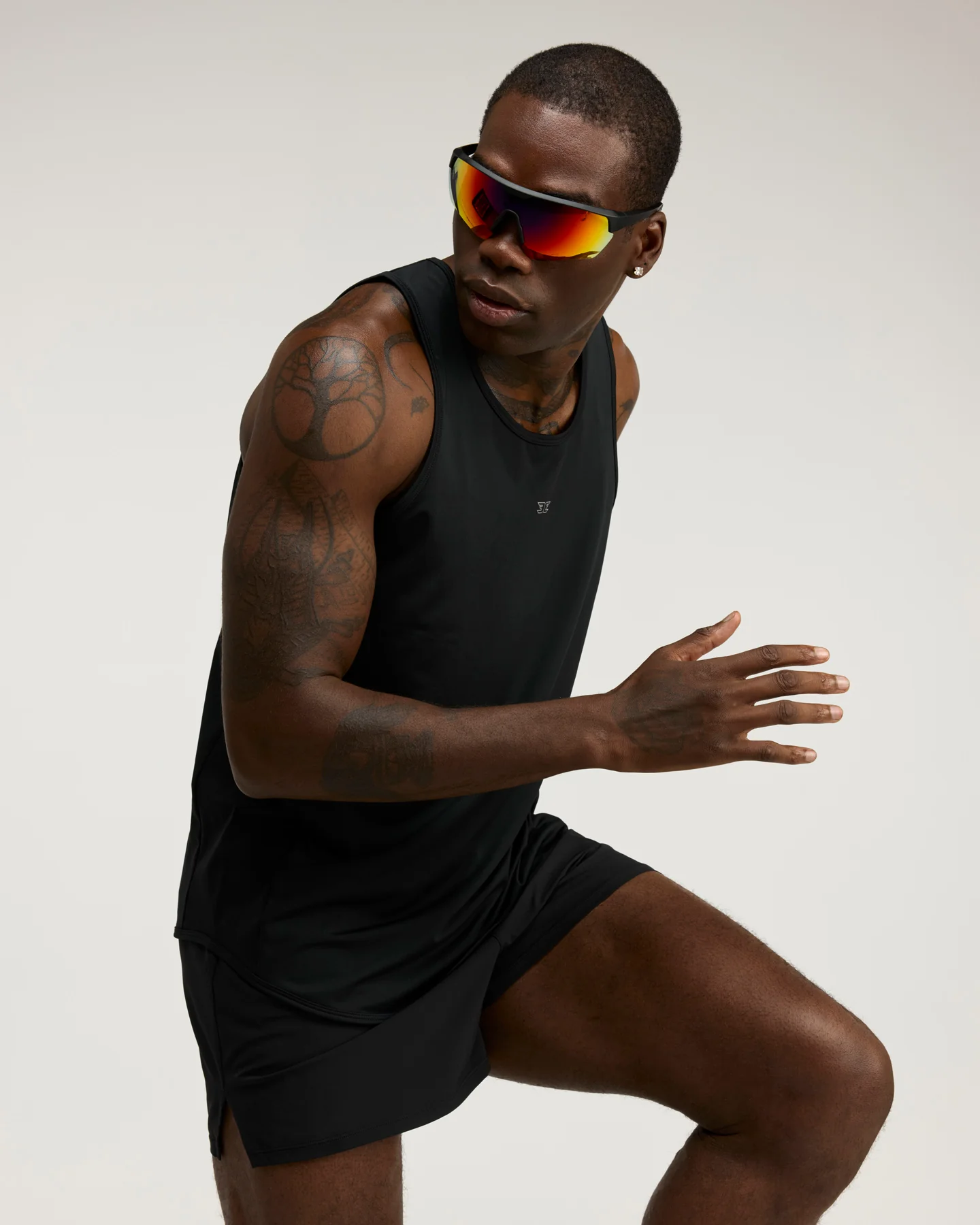 Men's ProSport Singlet - Black - Image 3