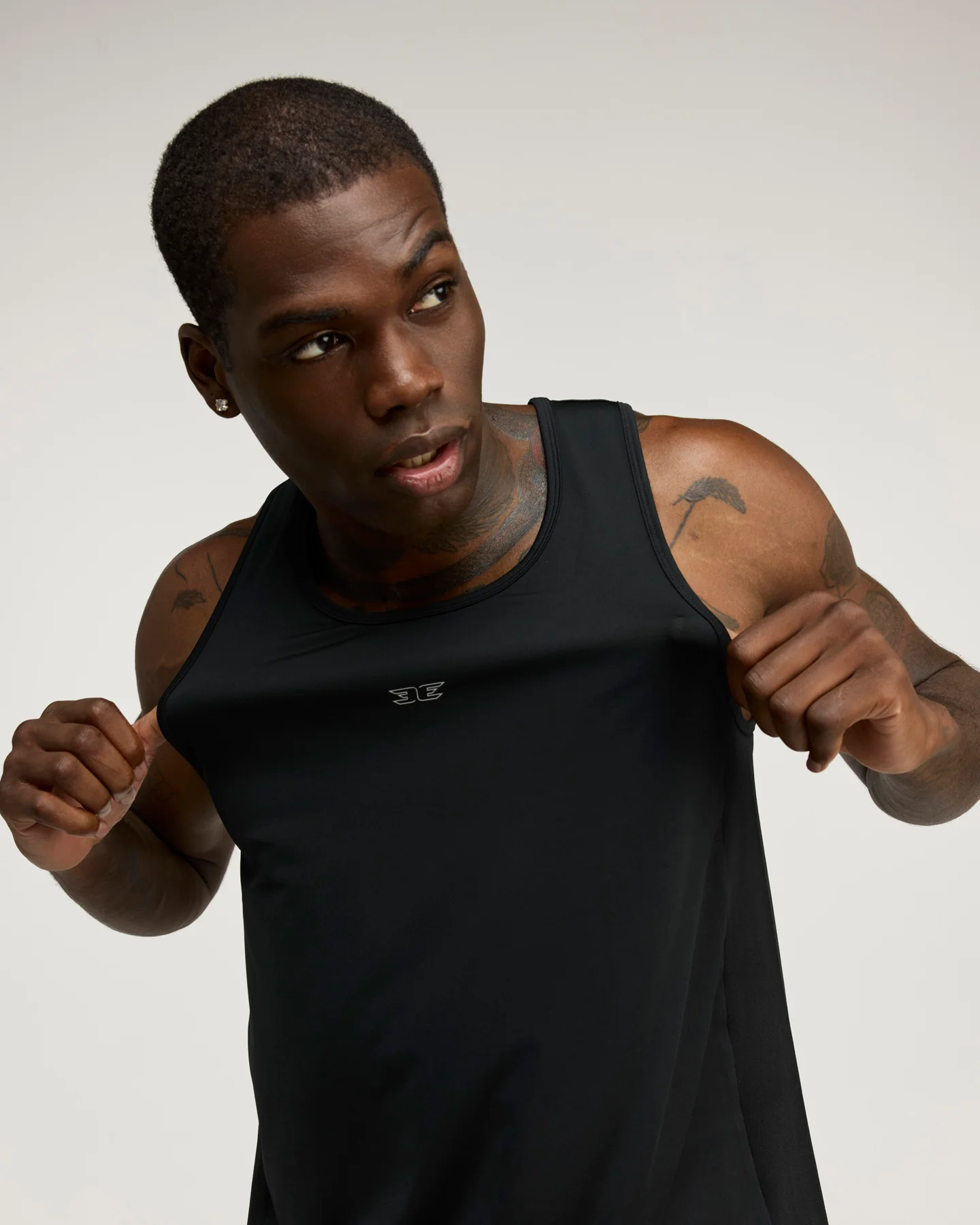 Men's ProSport Singlet - Black - Image 4