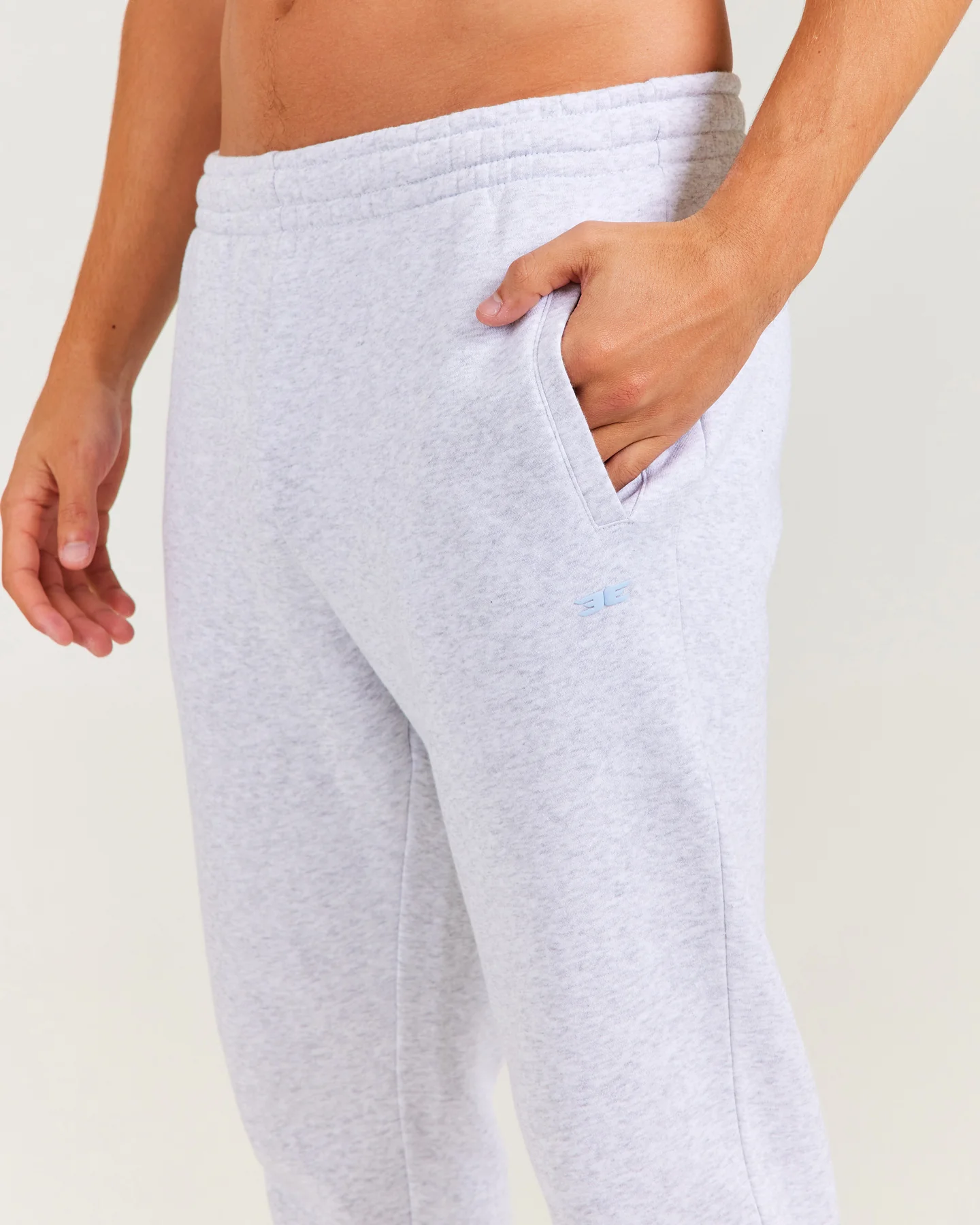 Omni Jogger - Grey Marle/Light Blue - Image 4