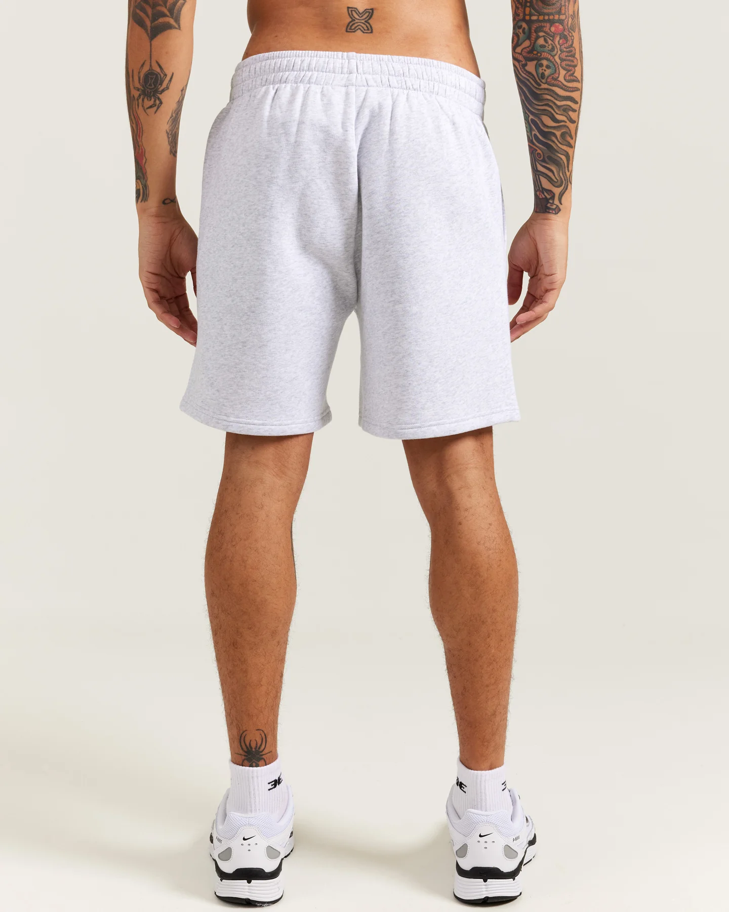 Omni Men's Shorts - Grey Marle/Cherry Cola - Image 3
