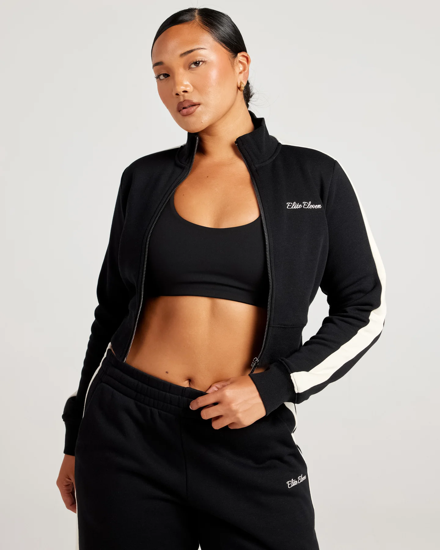 Omni Panel Zip Through - Black/Bone - Image 3