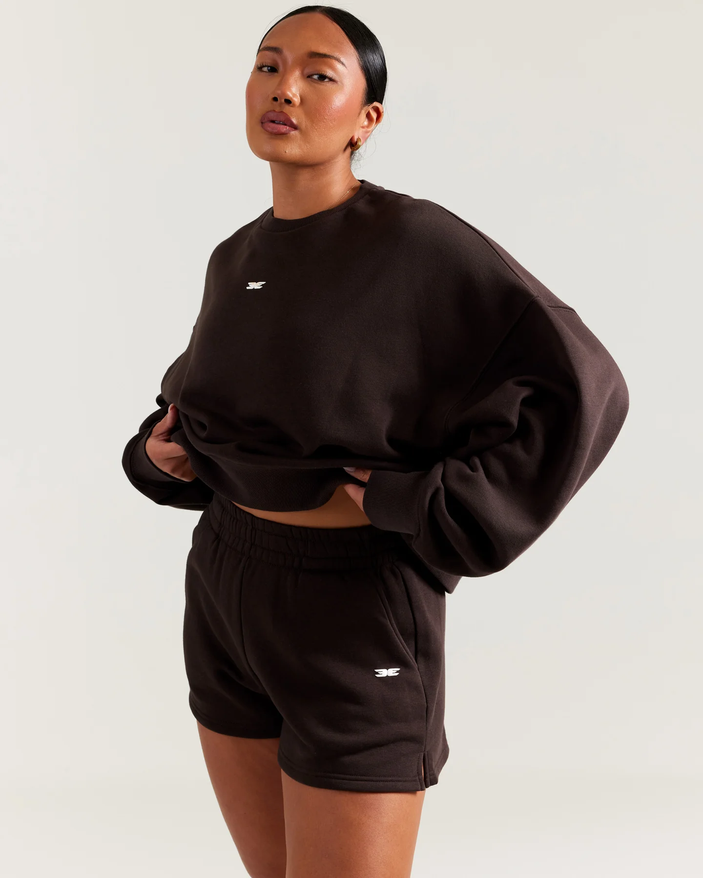 Omni Relaxed Crewneck - Coffee Bean - Image 5