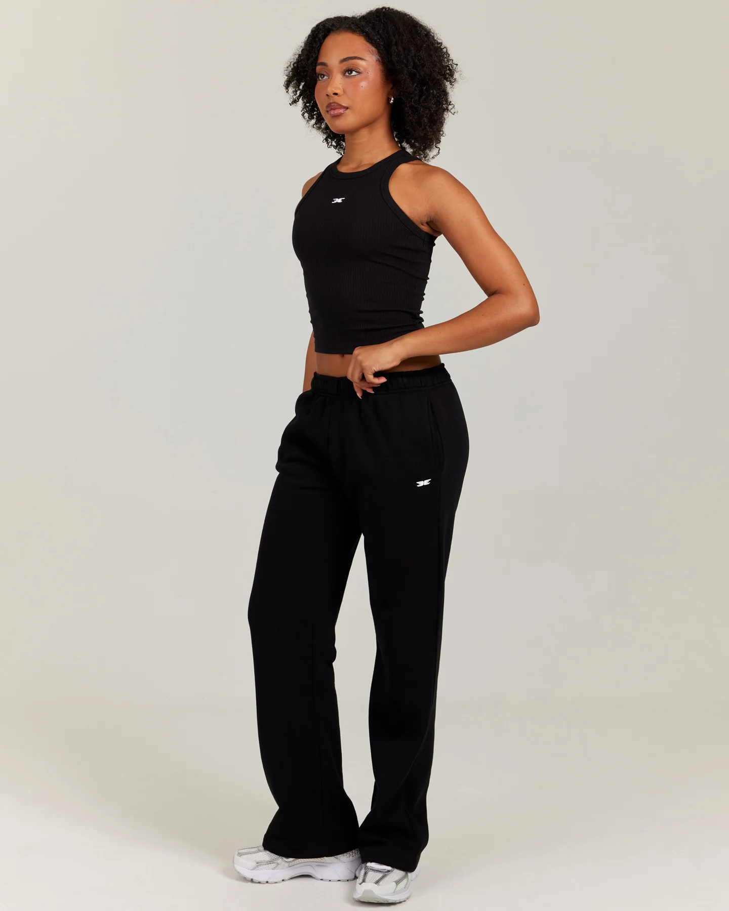 Omni Straight Leg Trackpants - Black - Image 5