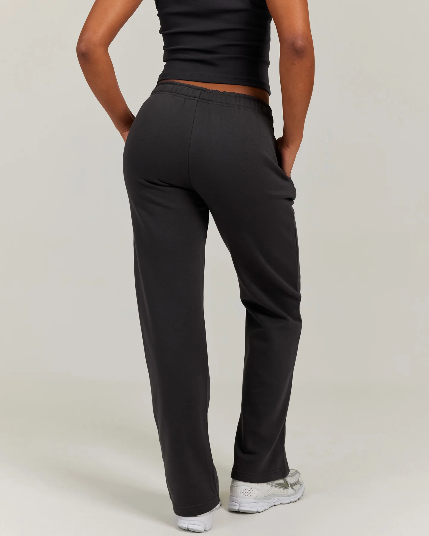 Omni Straight Leg Trackpants - Charcoal - Image 3
