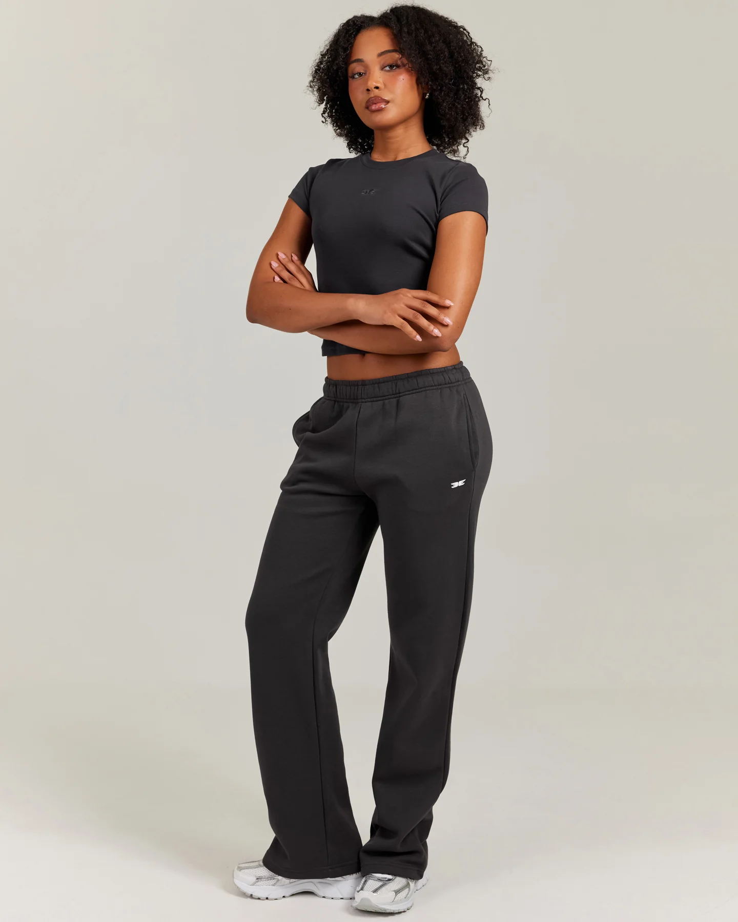 Omni Straight Leg Trackpants - Charcoal - Image 5