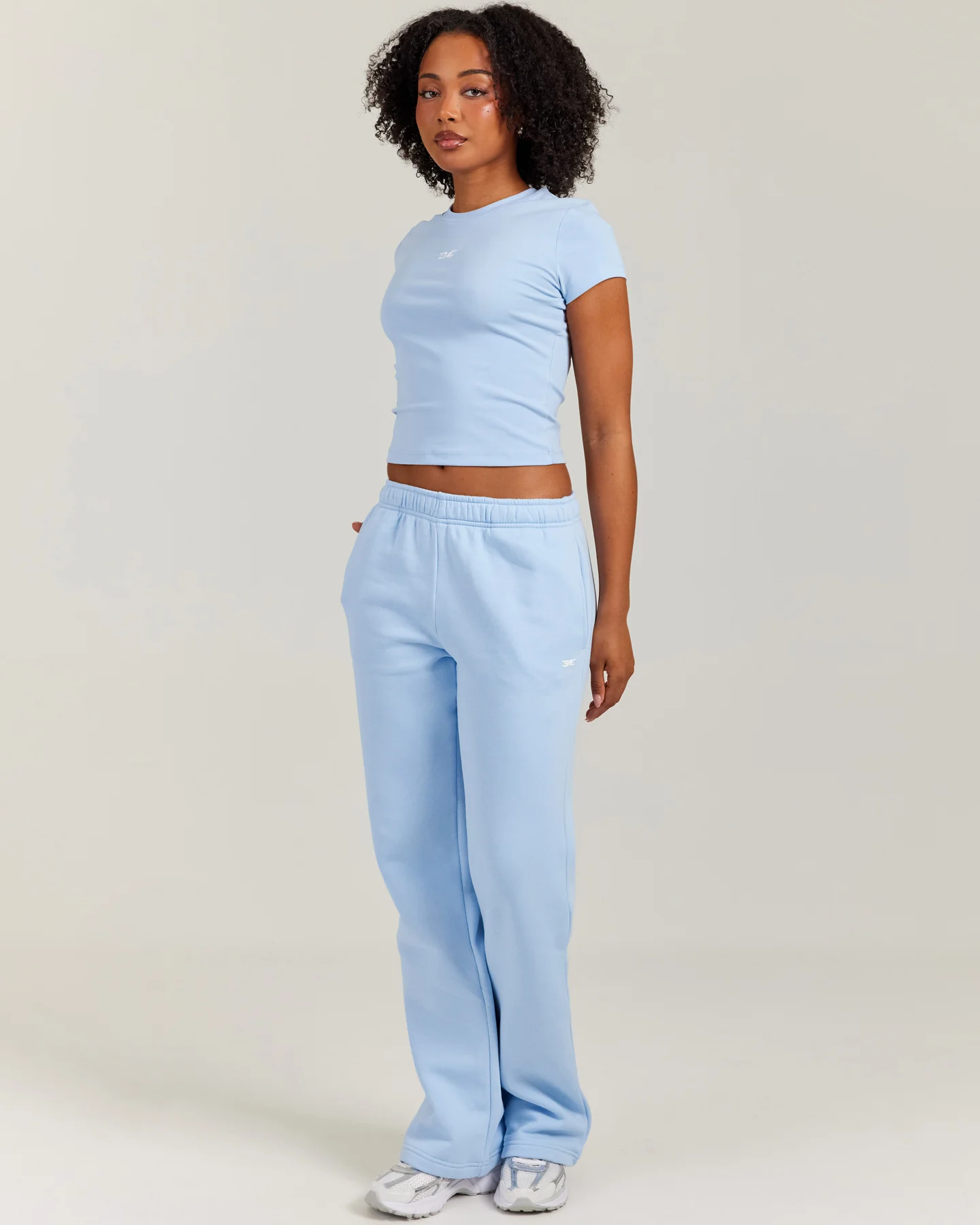 Omni Straight Leg Trackpants - Light Blue - Image 5